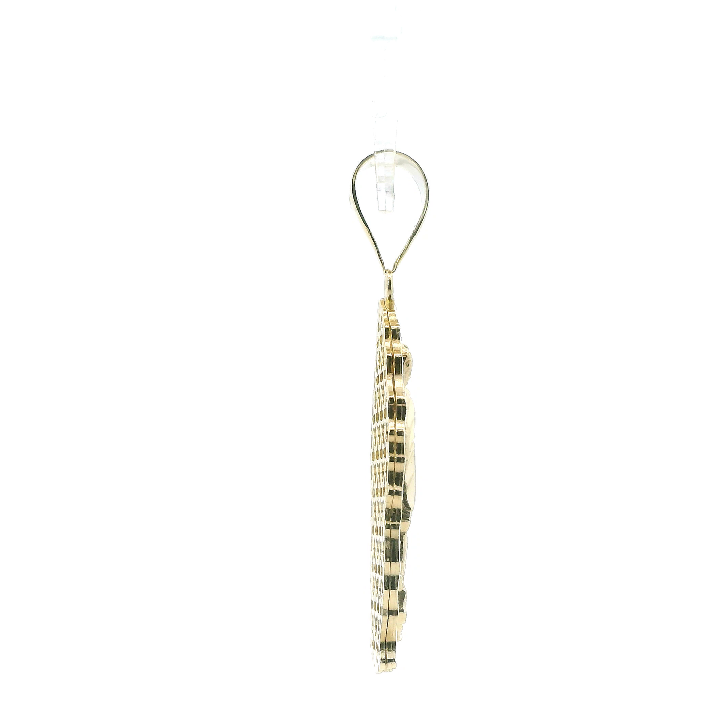 14K Yellow Gold Virgin Mary Pendant