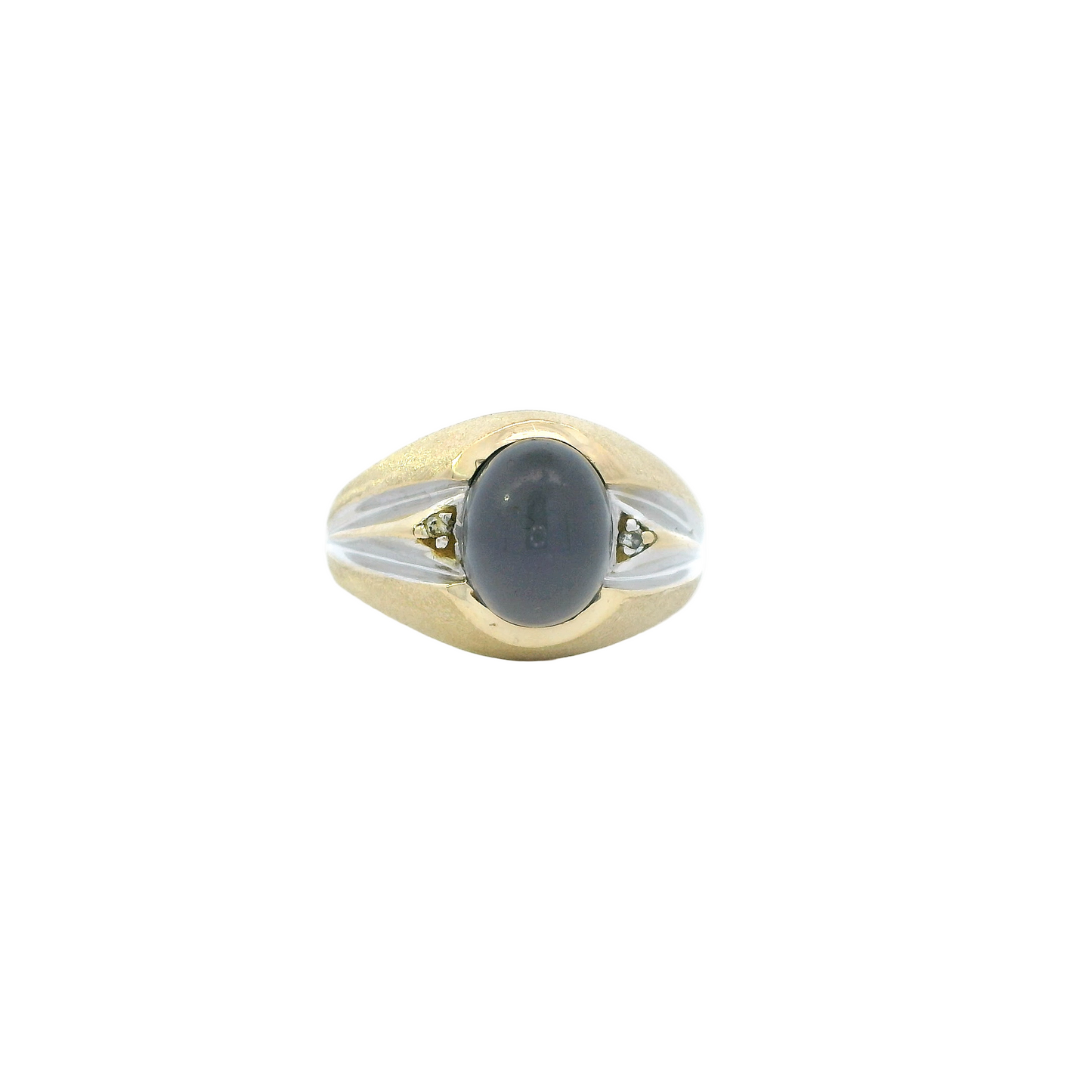10K Yellow Gold Moon Stone Ring