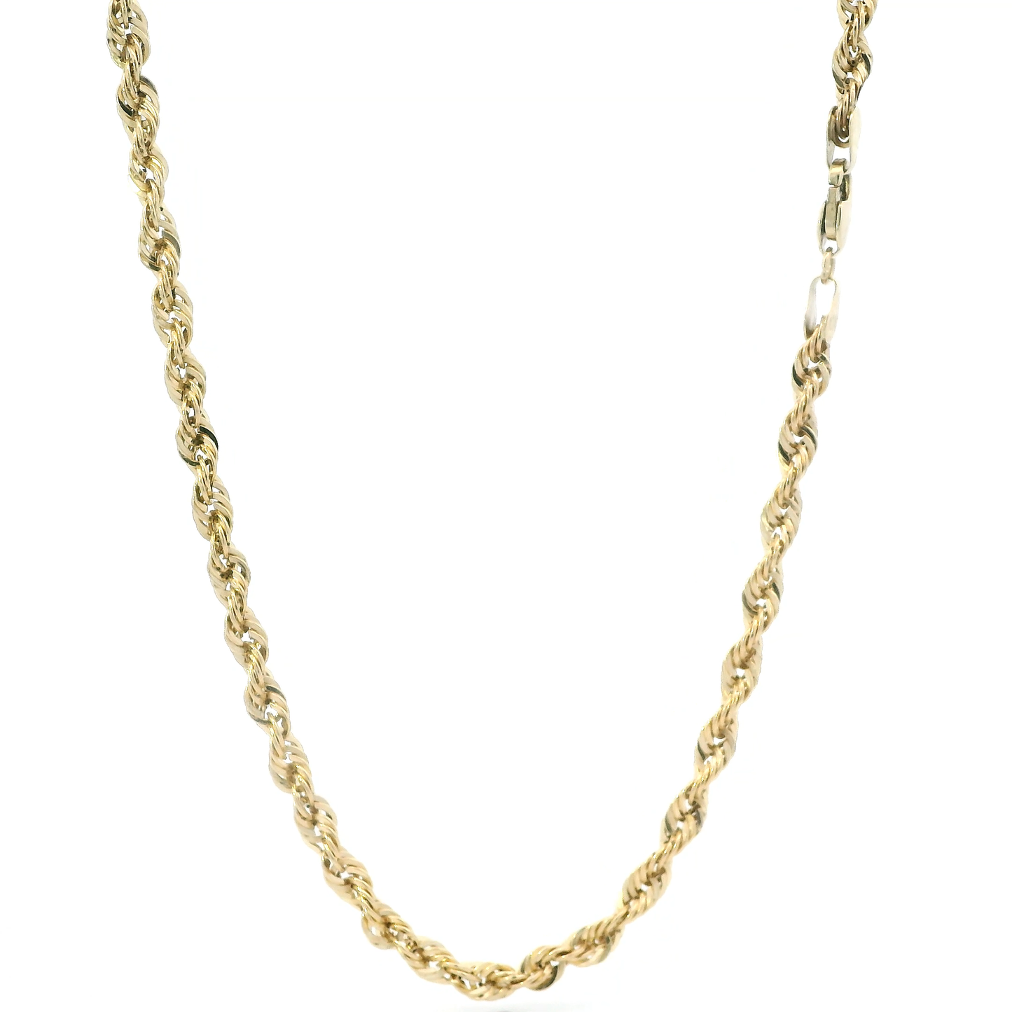 10K Yellow Gold 22" Hollow Rope Chain
