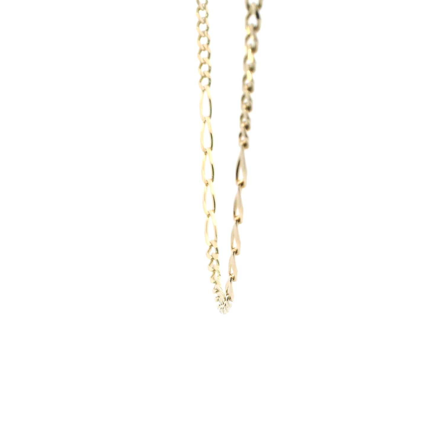 14K Yellow Gold 22.5" Oval/Round Link Chain