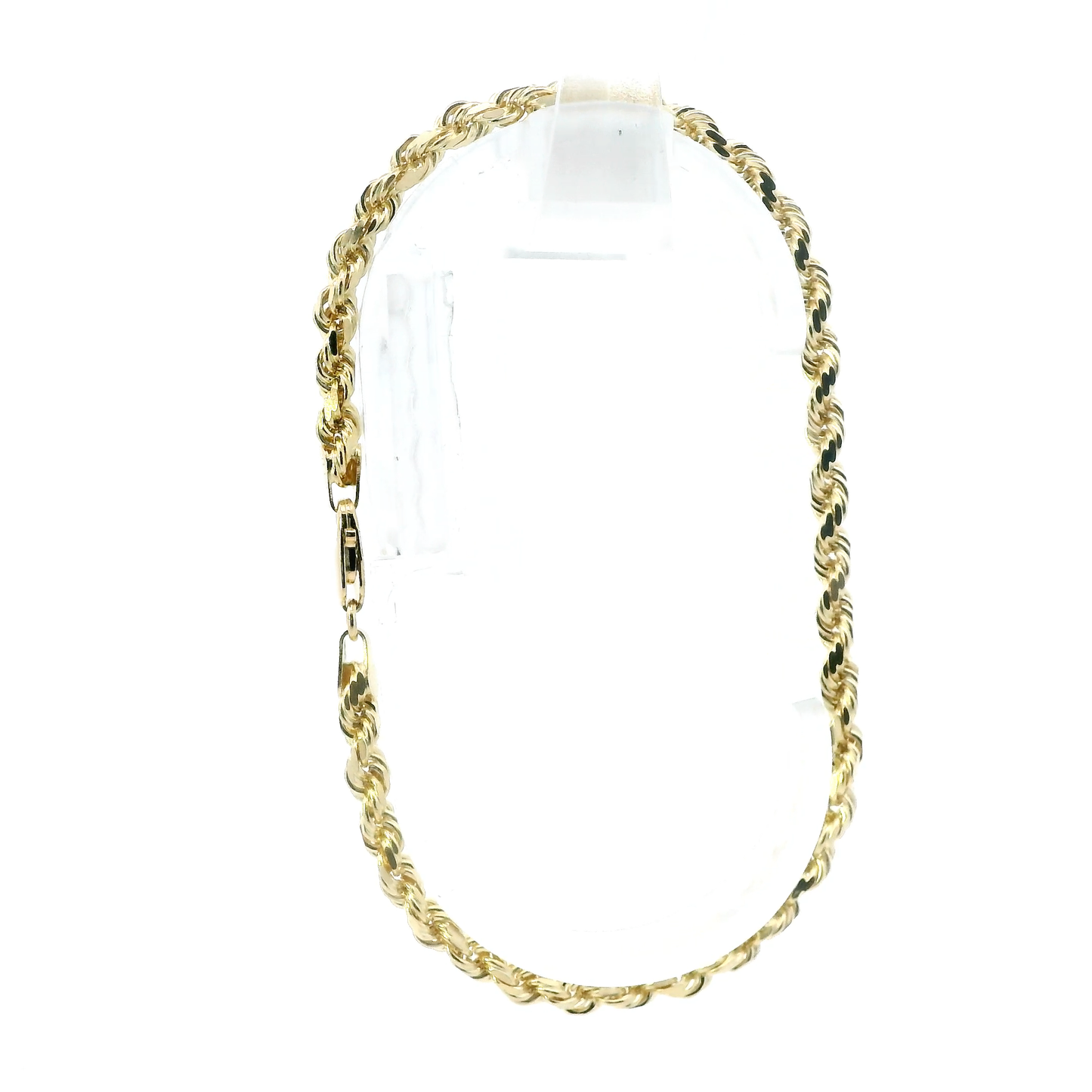 14K Yellow Gold 8" Rope Bracelet