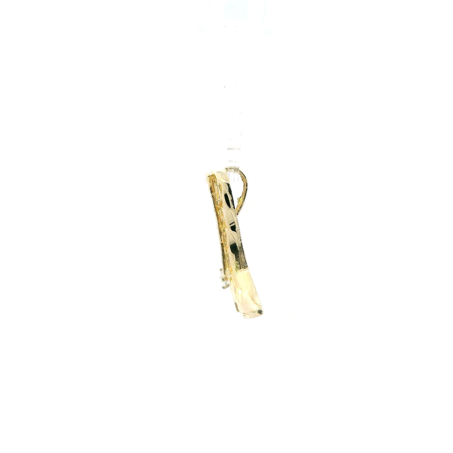 14K Yellow Gold Cowboy Boot Pendant