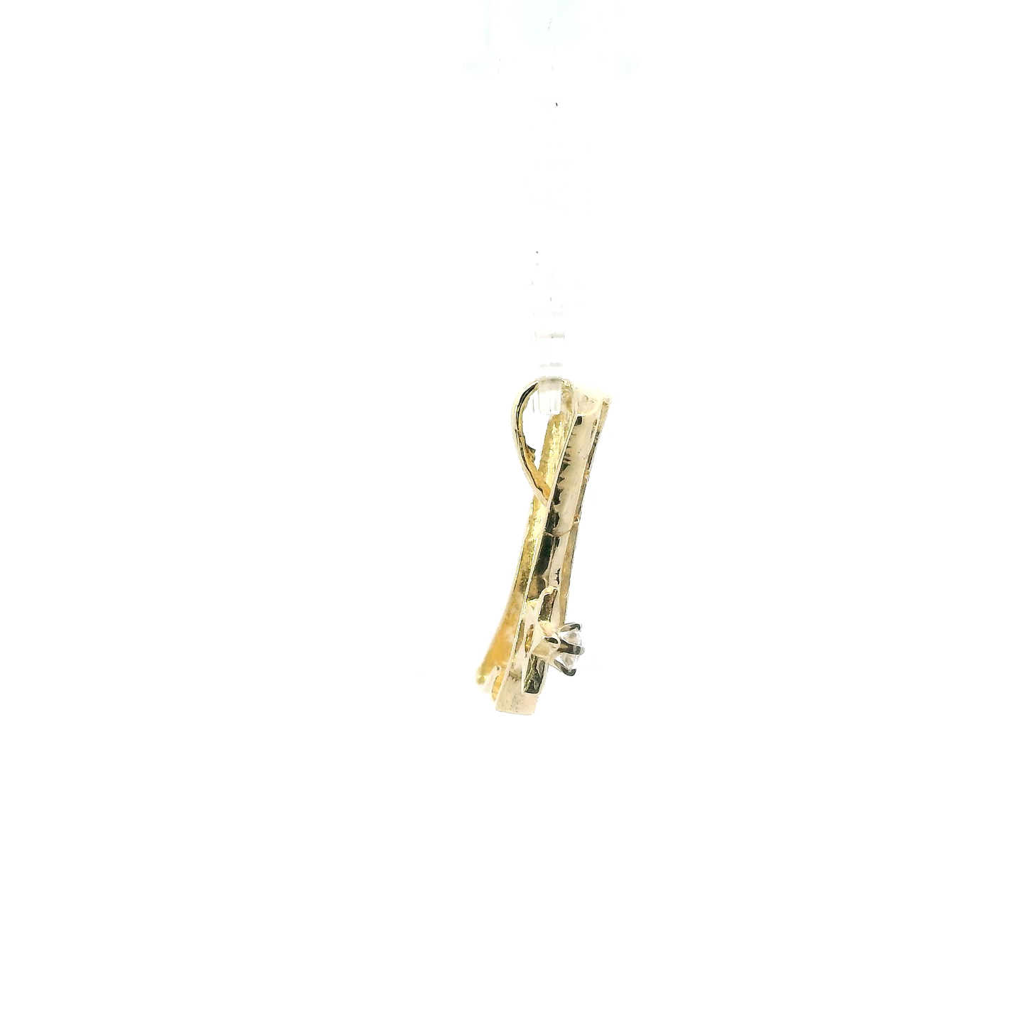 14K Yellow Gold Cowboy Boot Pendant