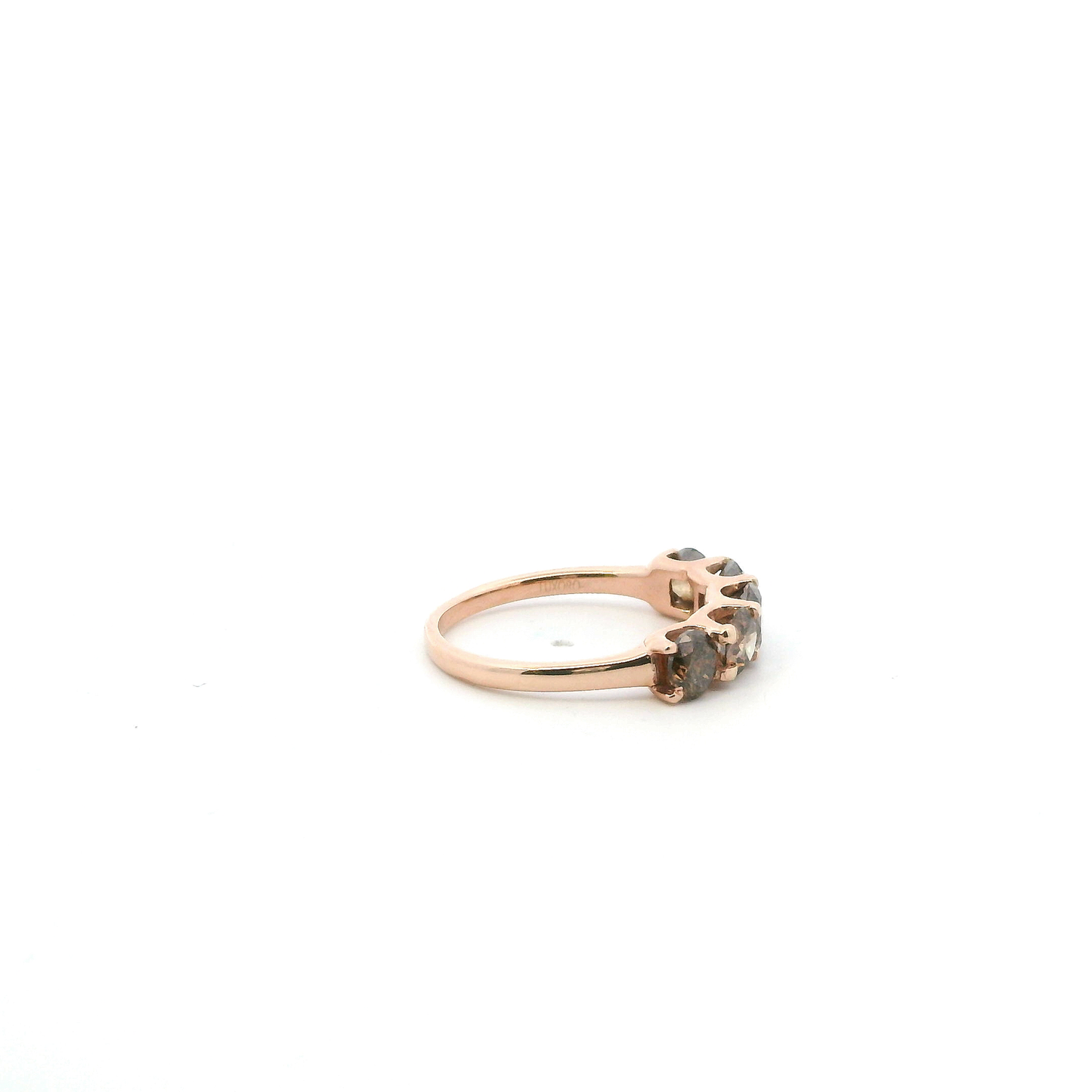 10K Rose Gold Diamond Womens Ring -1.66ct