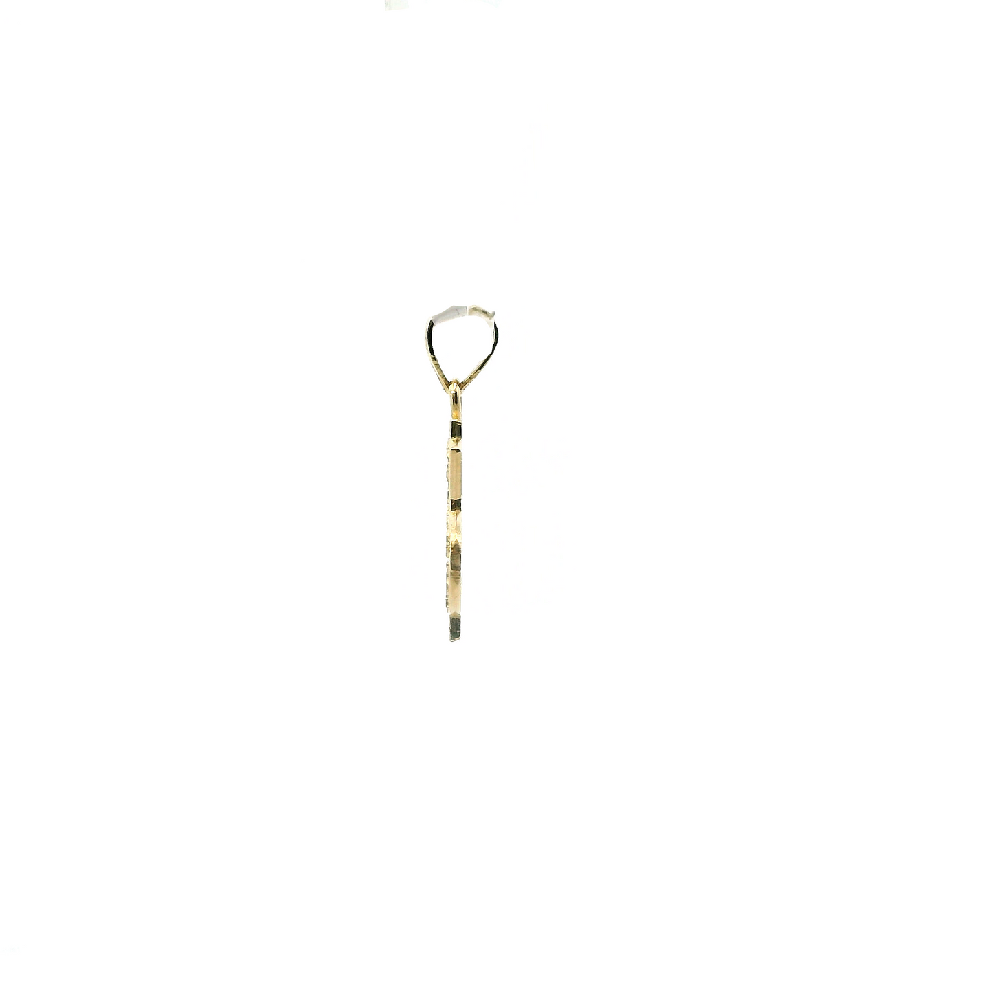 14K Yellow Gold Dollar Sign Pendant