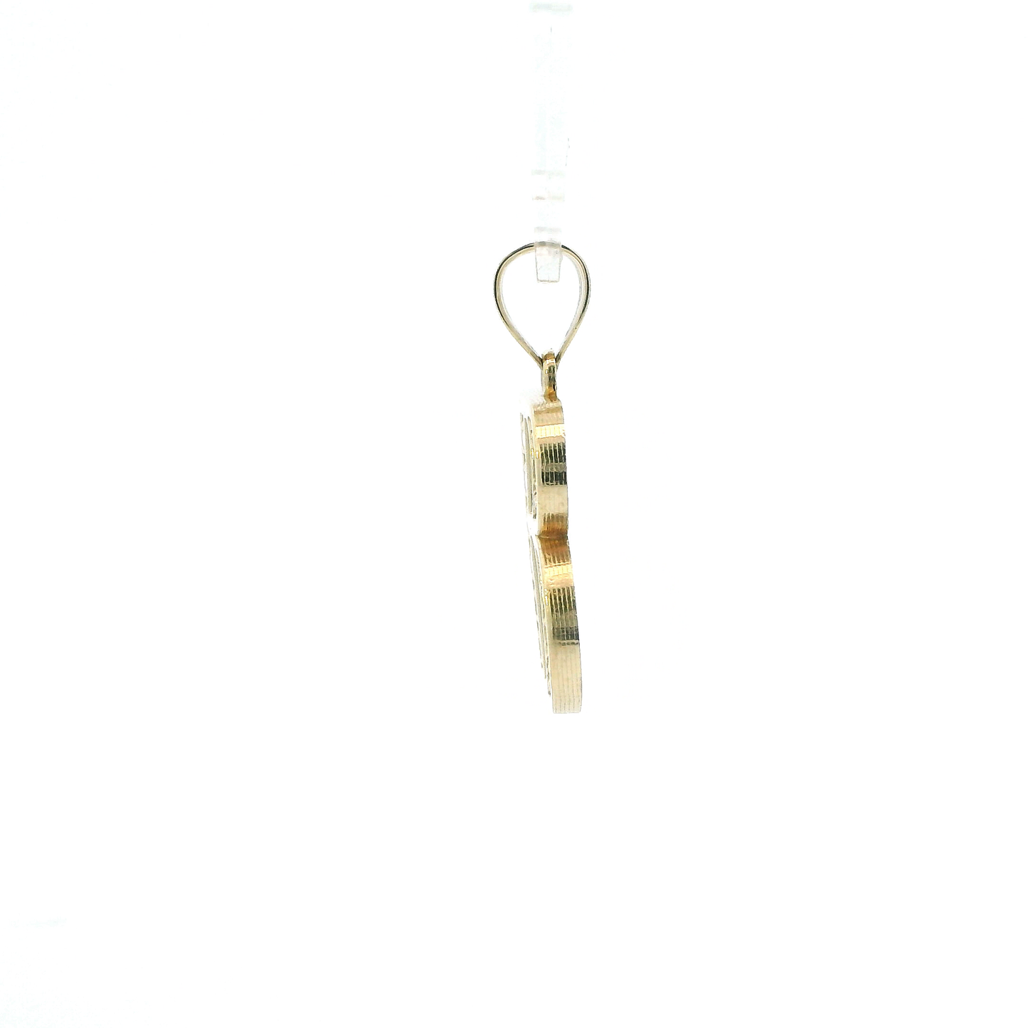 10K Yellow Gold Letter "B" Pendant