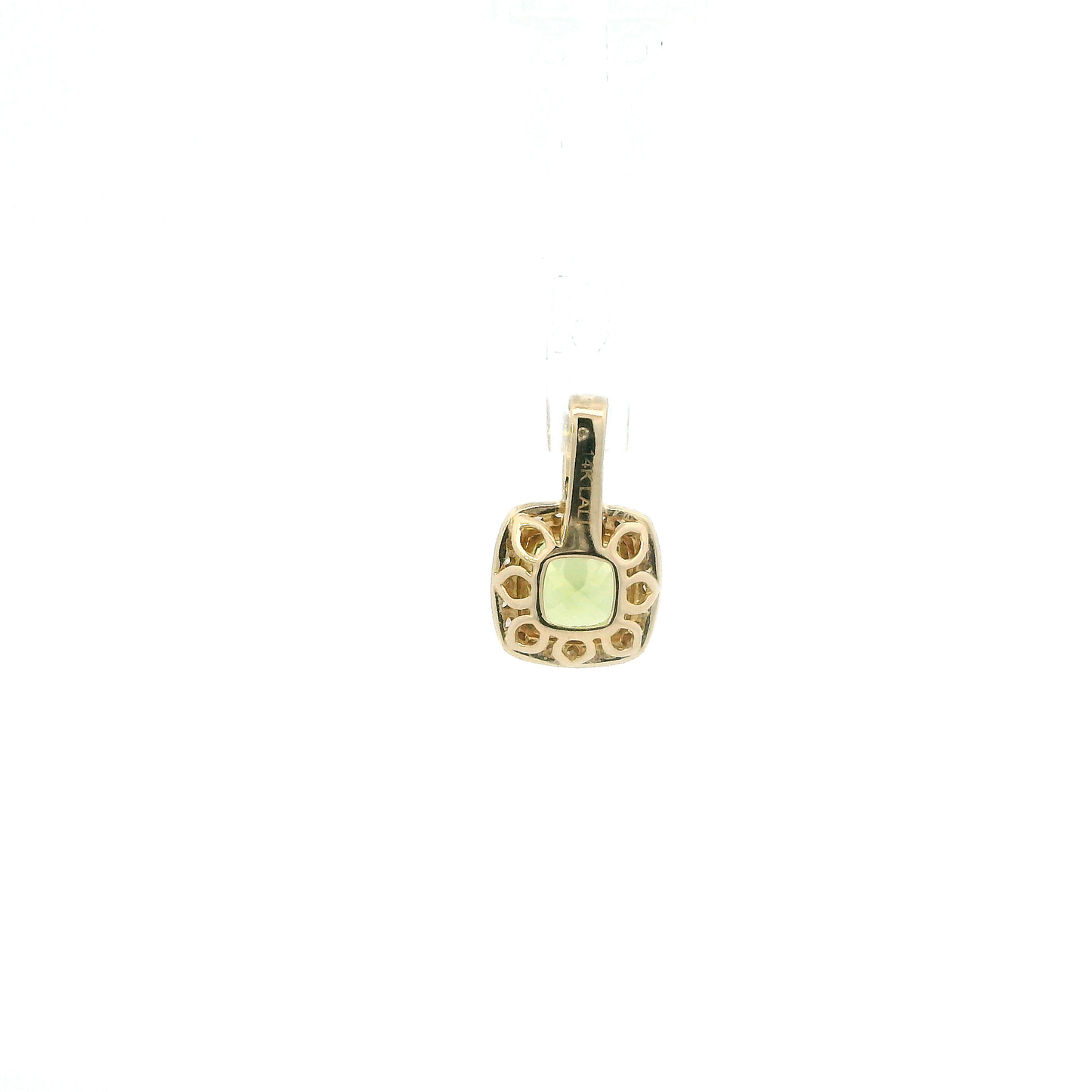 14K Yellow Gold Peridot Pendant
