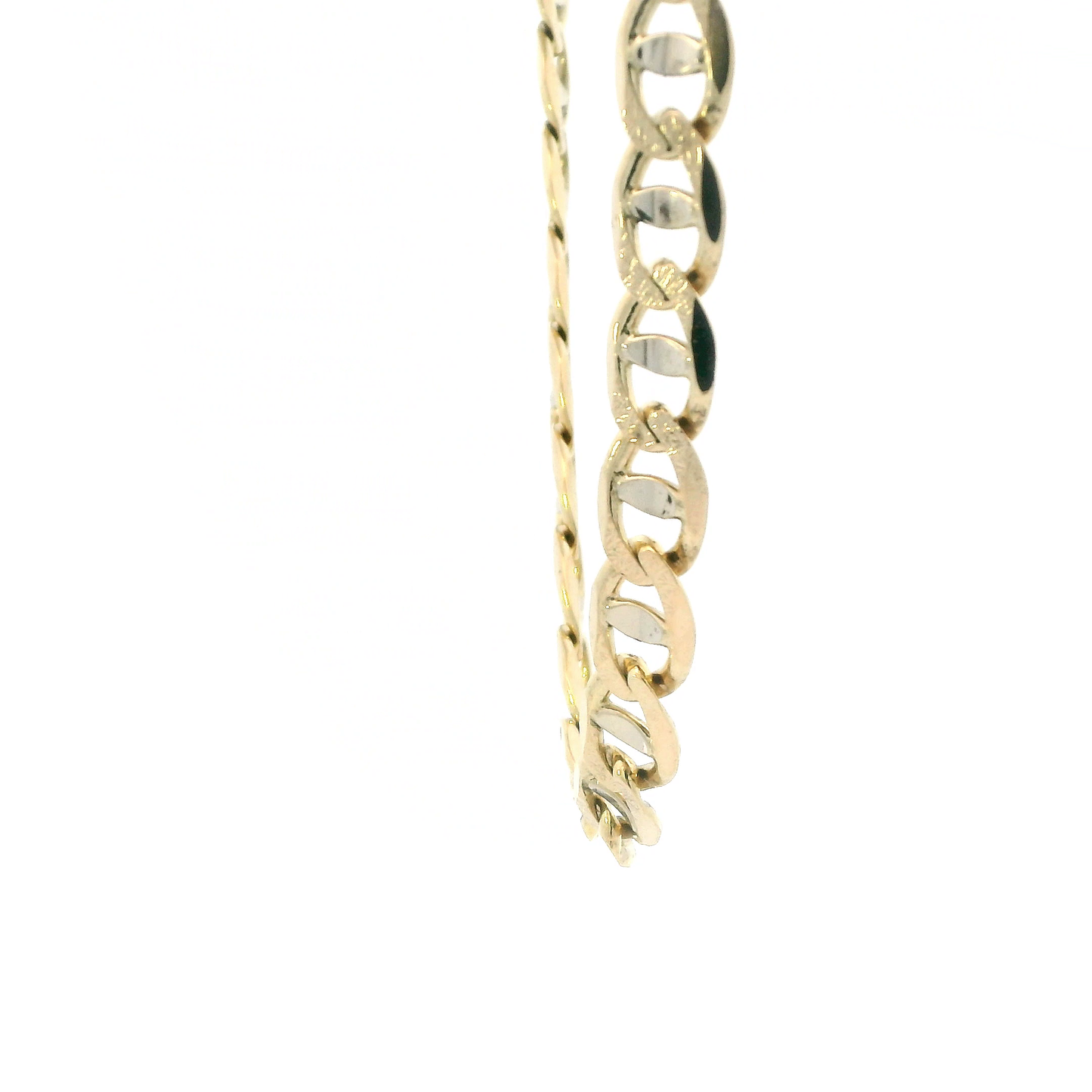 14K Yellow Gold 25" Mariner Chain (Clasp Welded Shut)