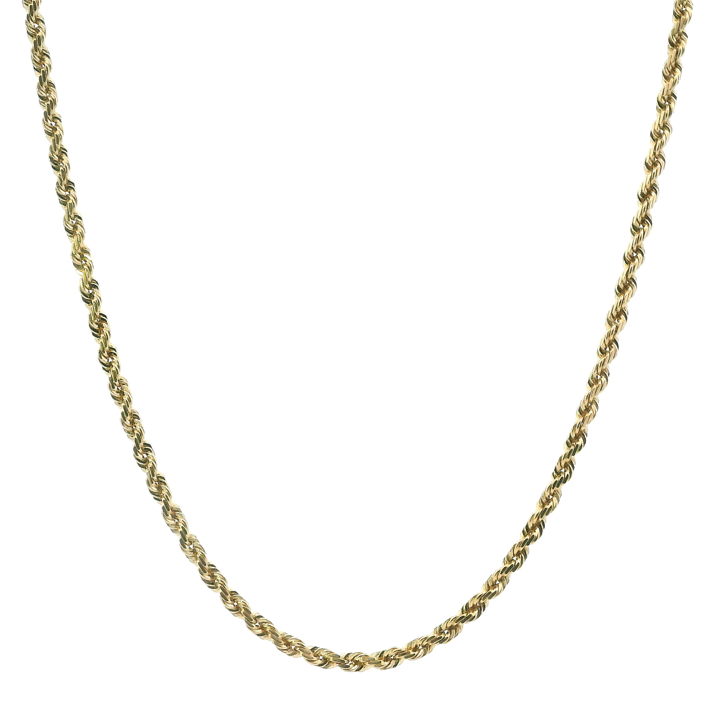 14K Yellow Gold 18" Rope Chain