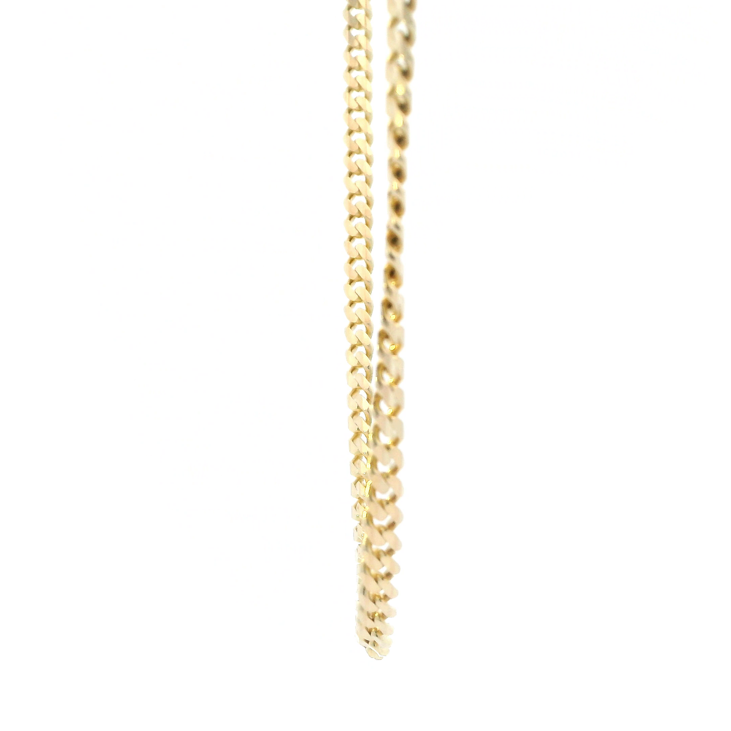 14K Yellow Gold 18.5" Cuban Chain