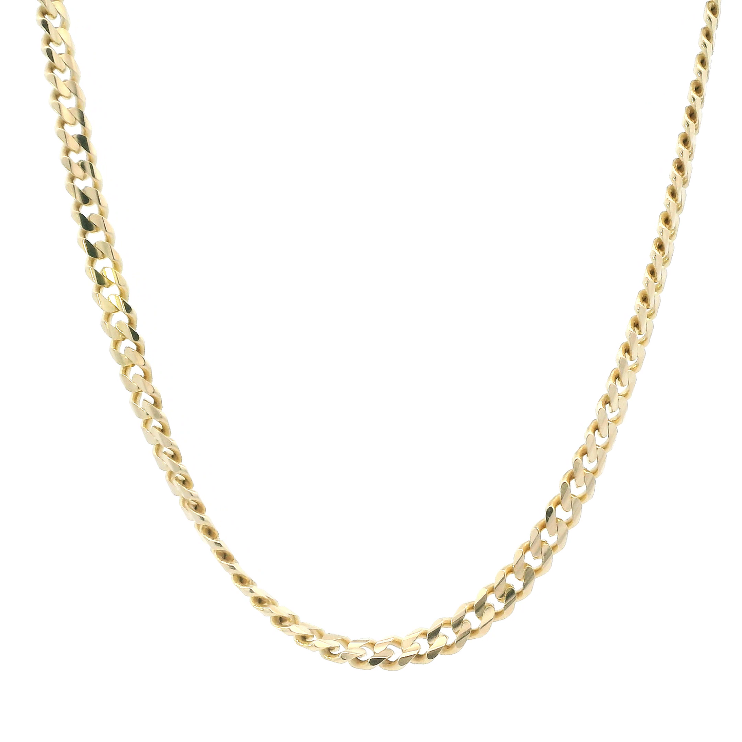14K Yellow Gold 18.5" Cuban Chain