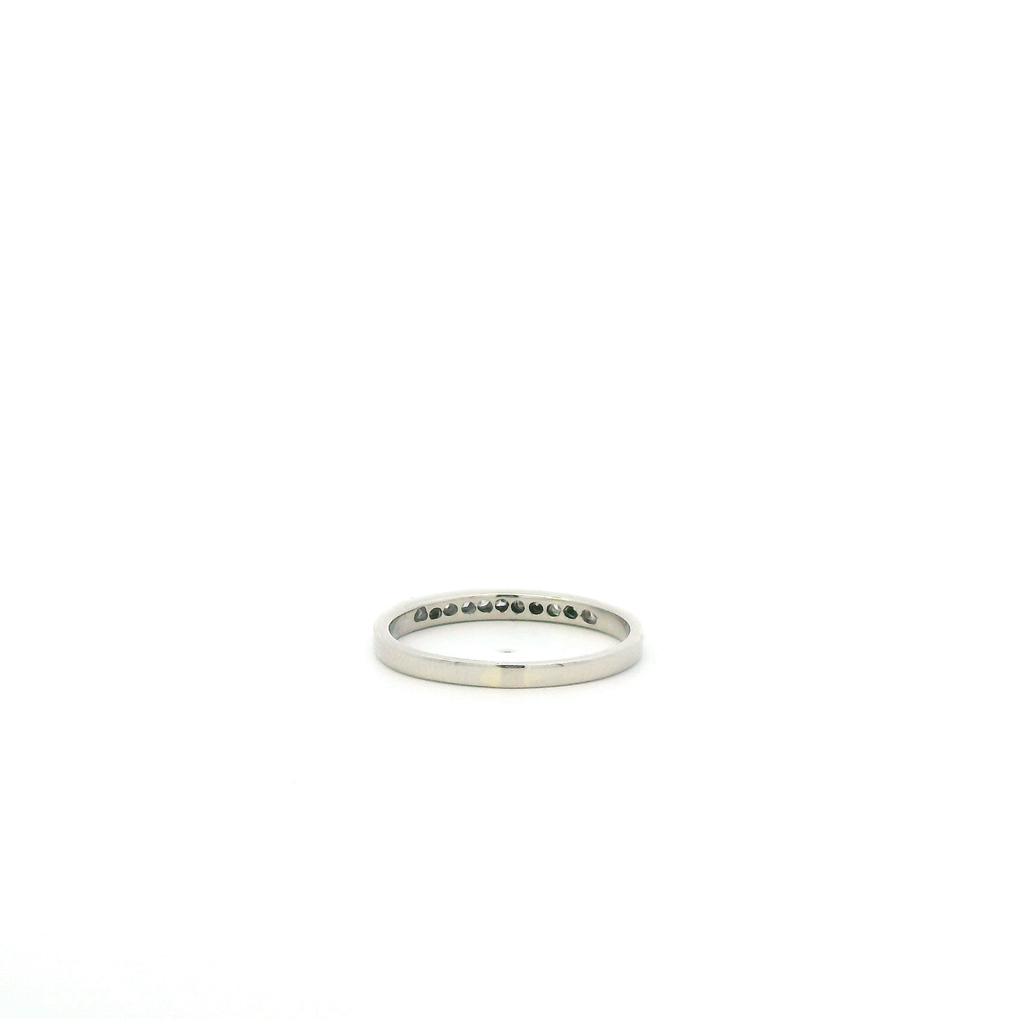 14K White Gold Diamond Women's Ring -0.17ct