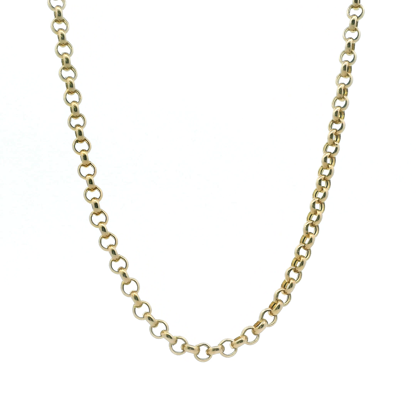 14K Yellow Gold 25" Rolo Link Chain