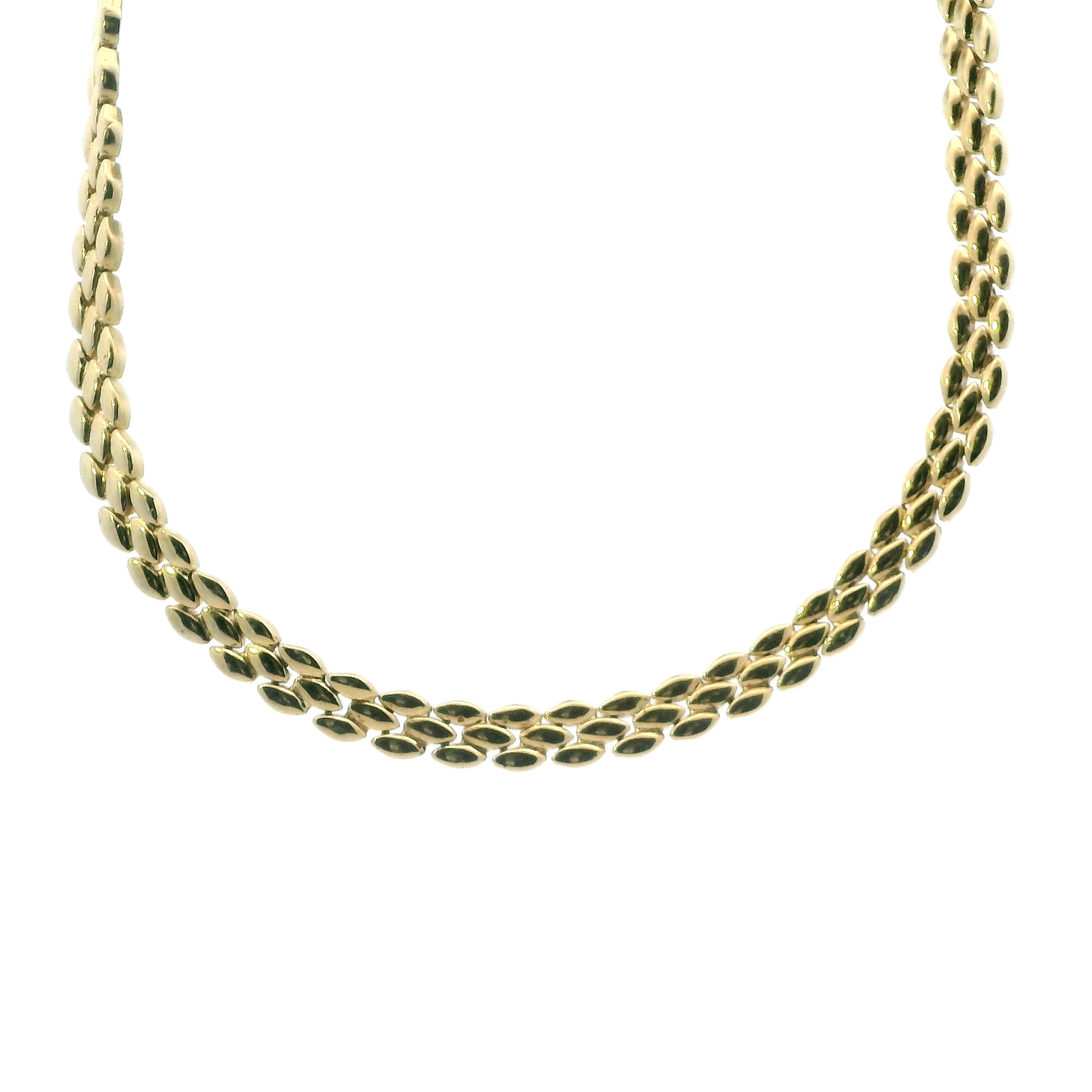 10K Yellow Gold 24" Panther Link Chain