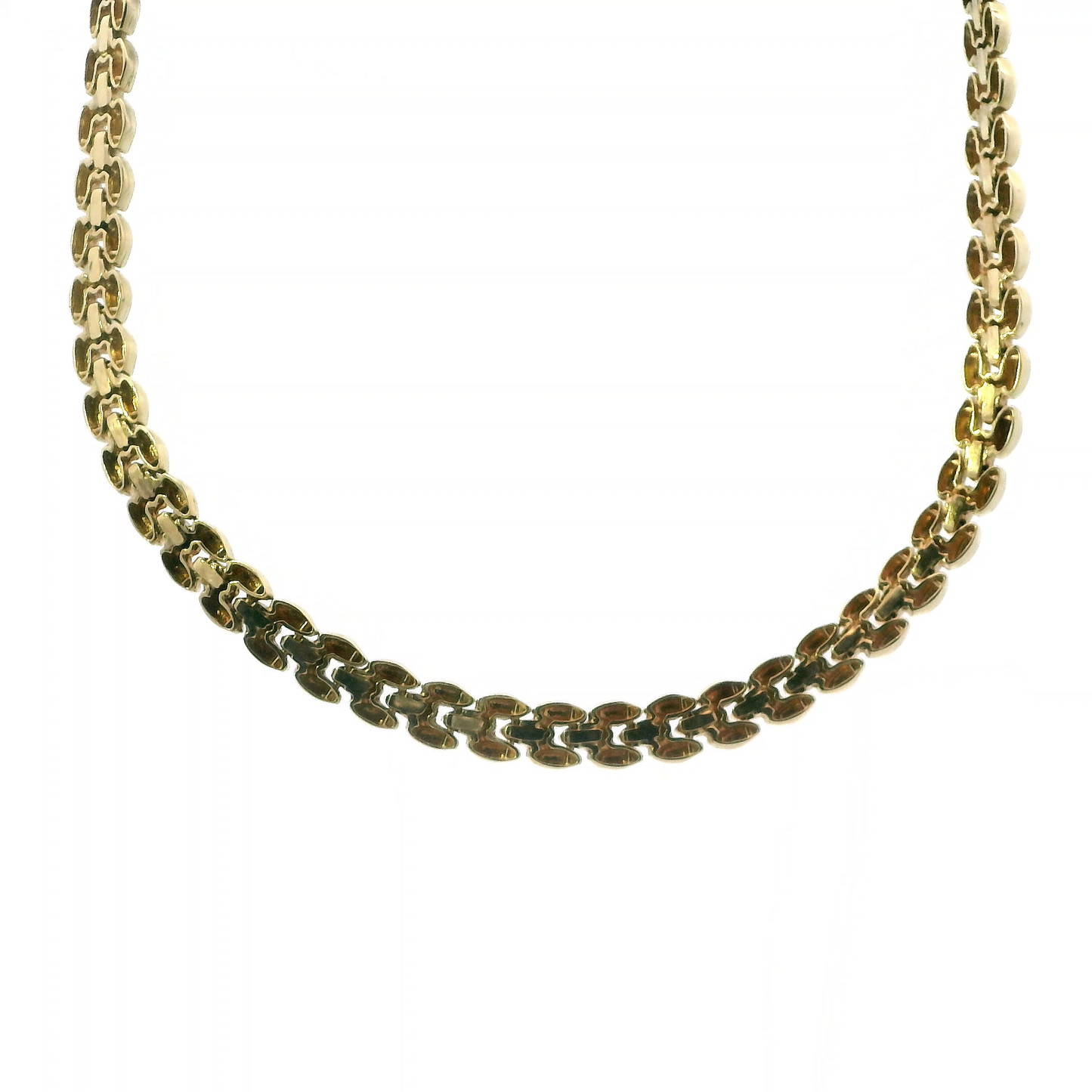10K Yellow Gold 24" Panther Link Chain