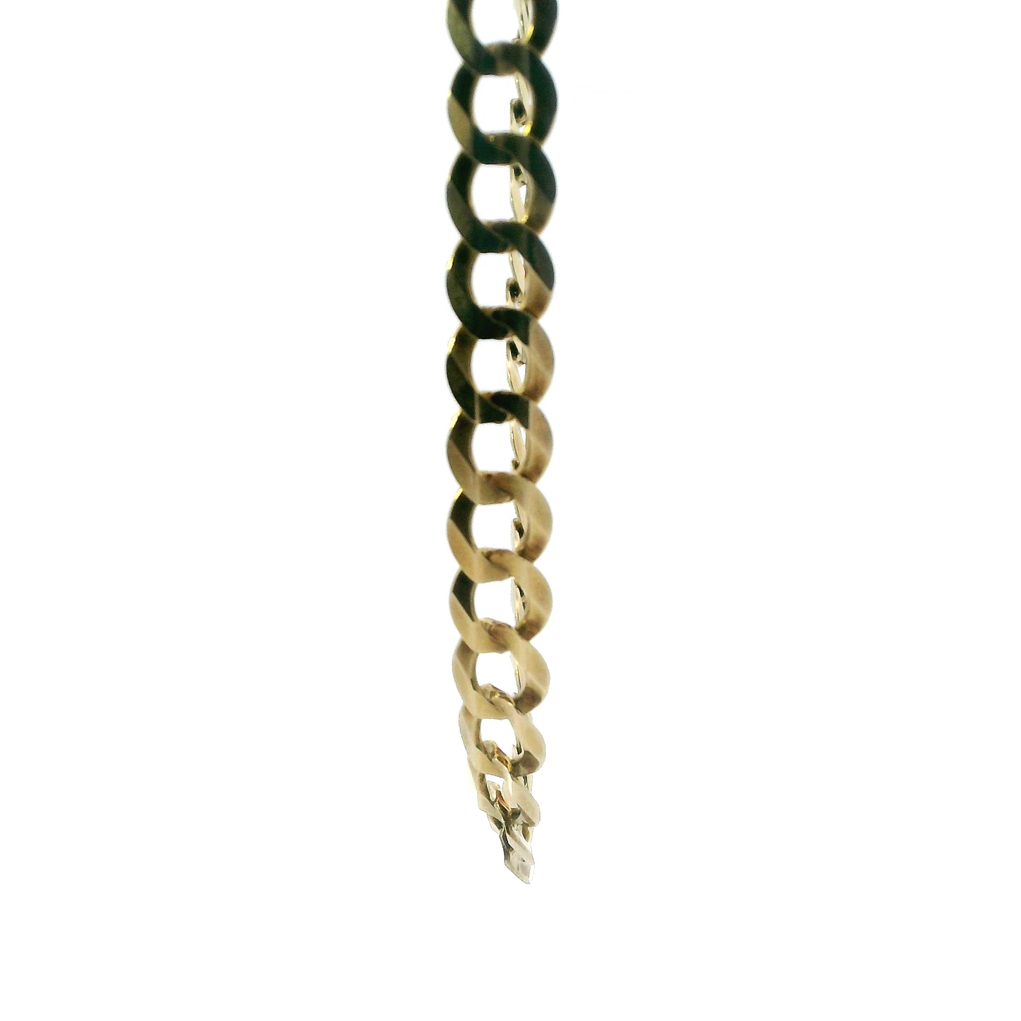 10K Yellow Gold 24" Curb Link Chain