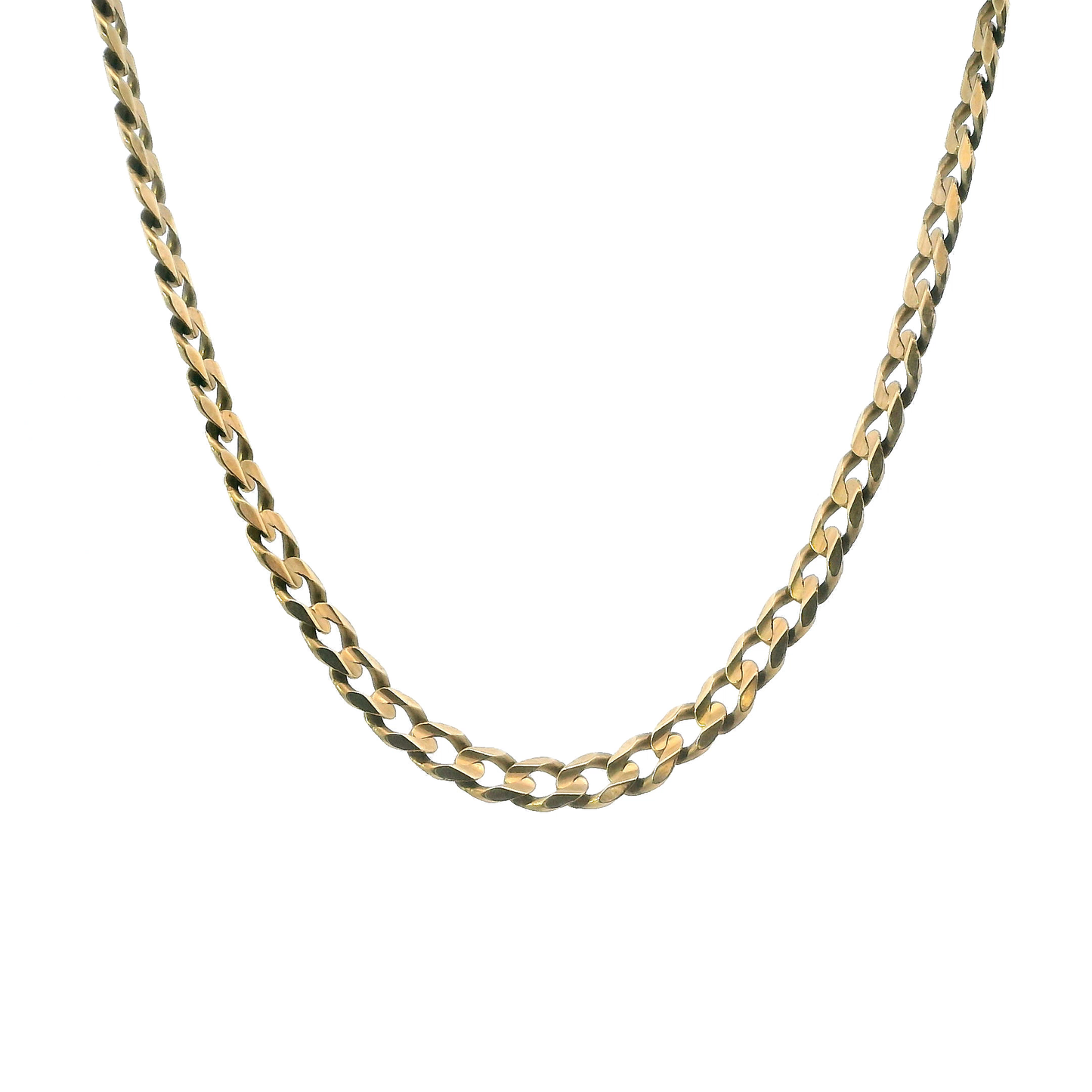 10K Yellow Gold 25" Curb Chain
