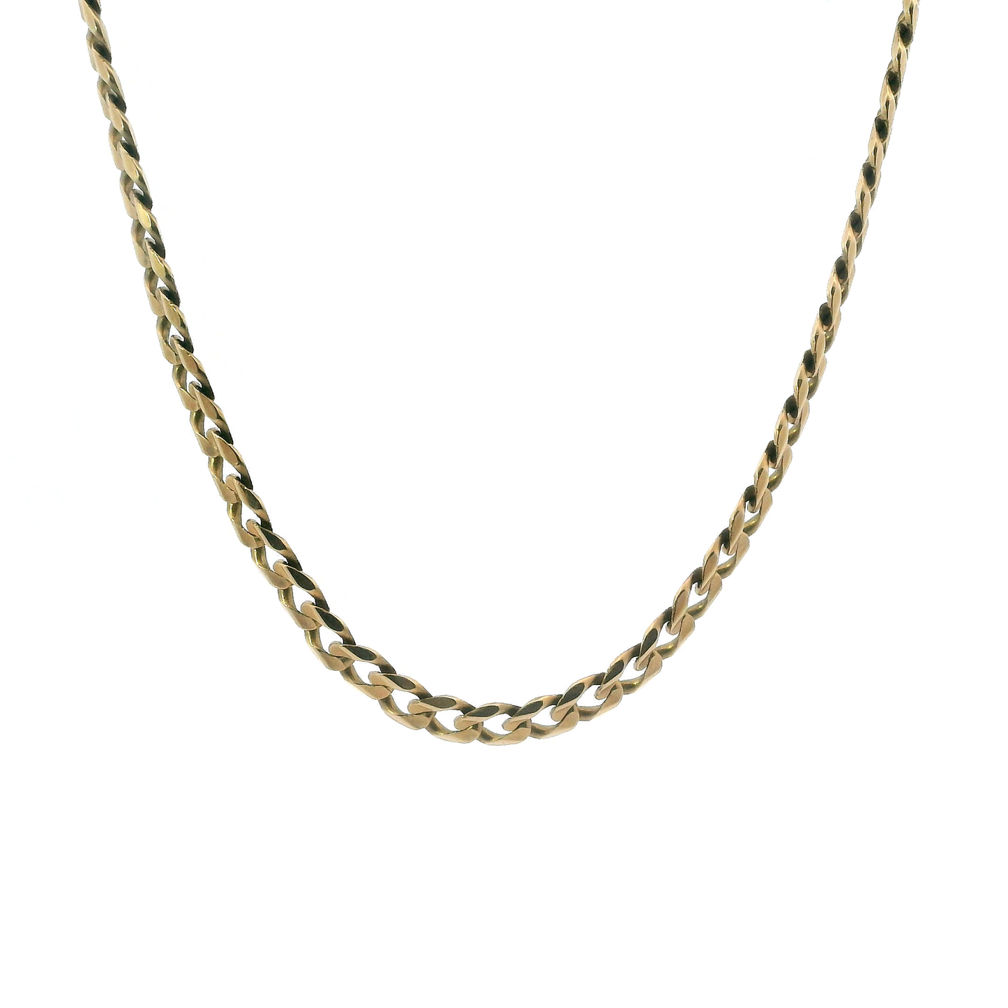 10K Yellow Gold 25" Curb Chain