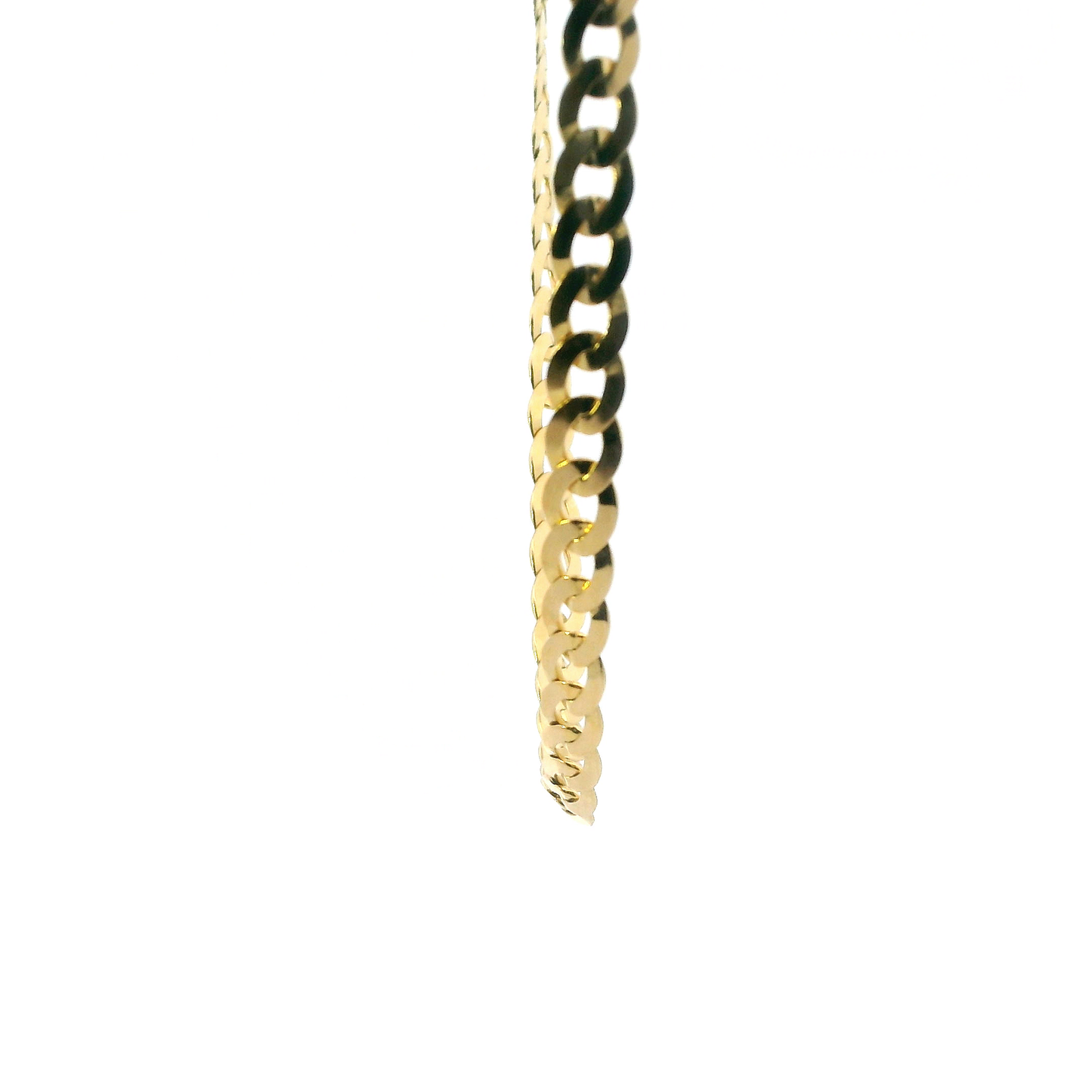 18K Yellow Gold 24" Fancy Curb Chain