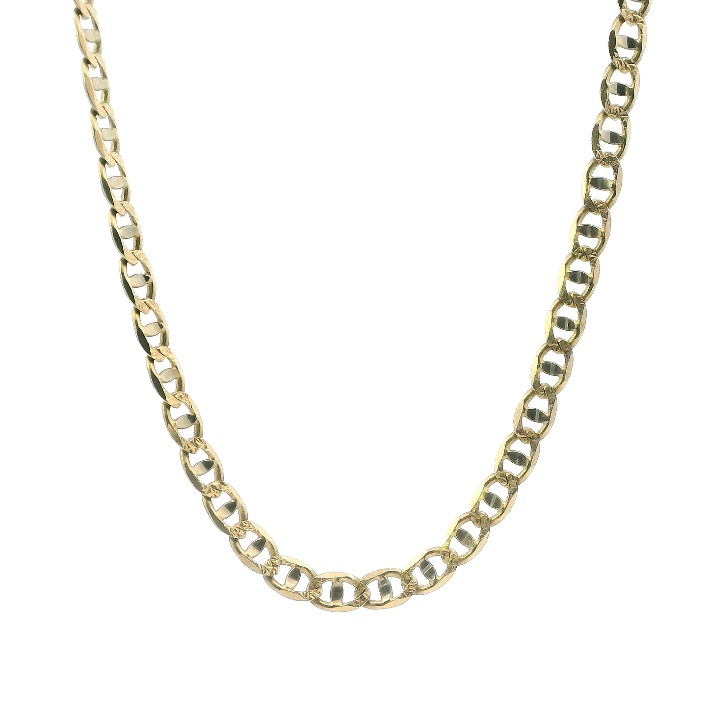 14K Yellow Gold 20" Mariner Chain