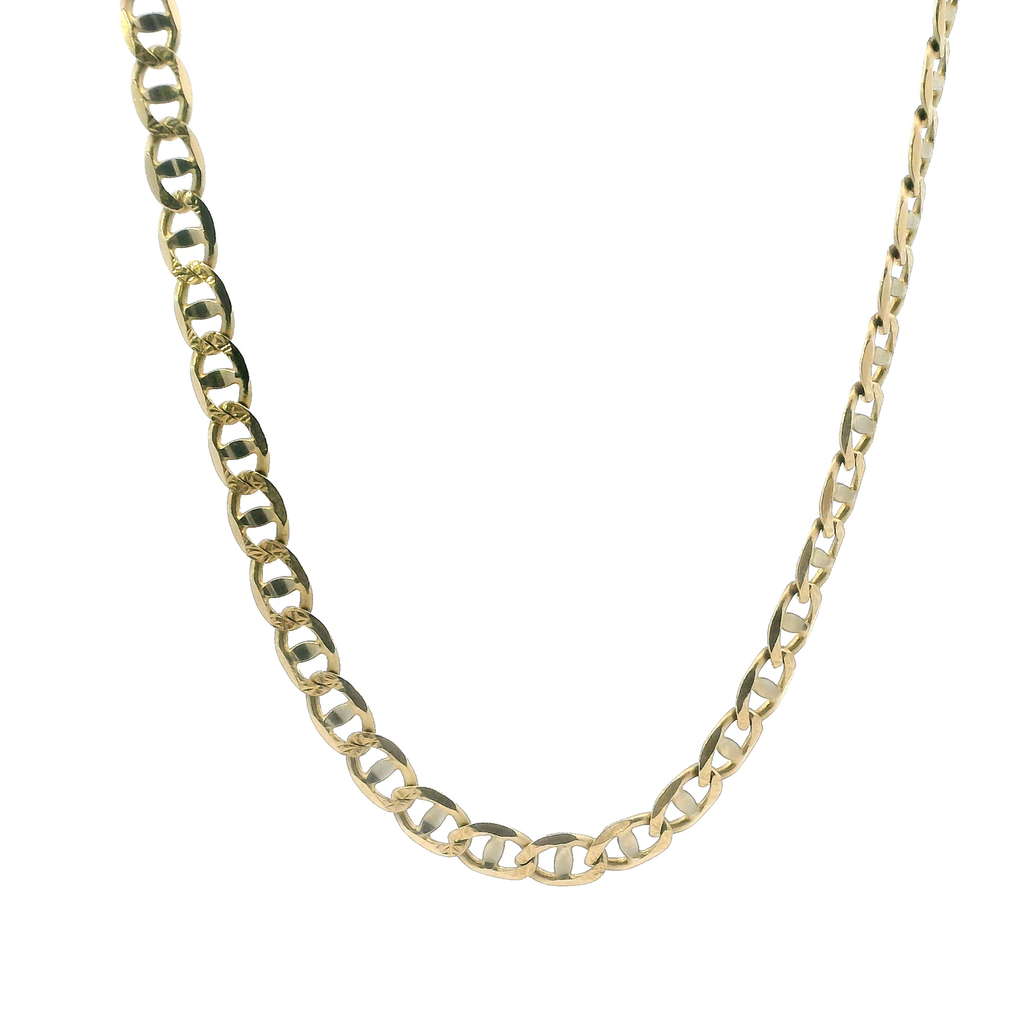 14K Yellow Gold 20" Mariner Chain