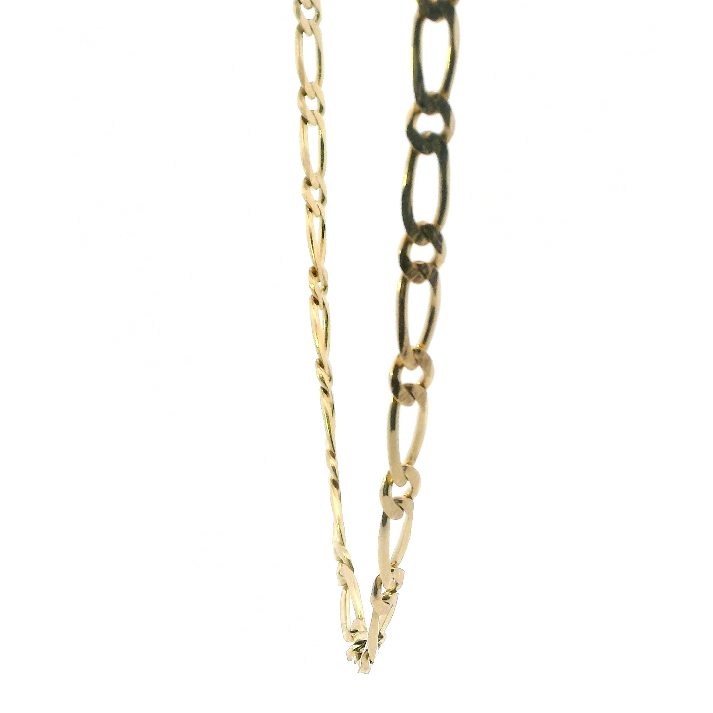 10K Yellow Gold 24" Figaro Chain