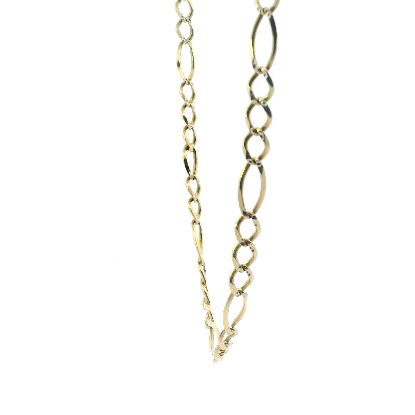 14K Yellow Gold 22" Figaro Chain