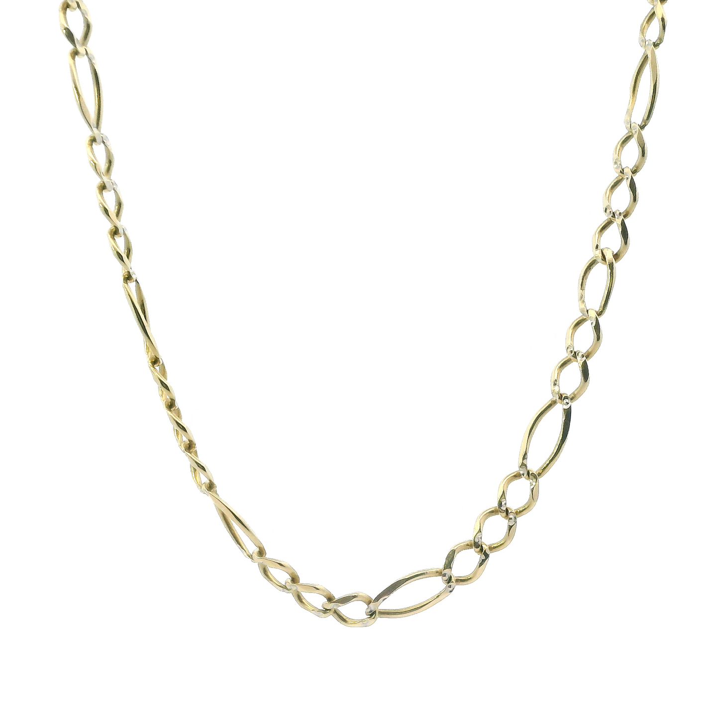 14K Yellow Gold 22" Figaro Chain