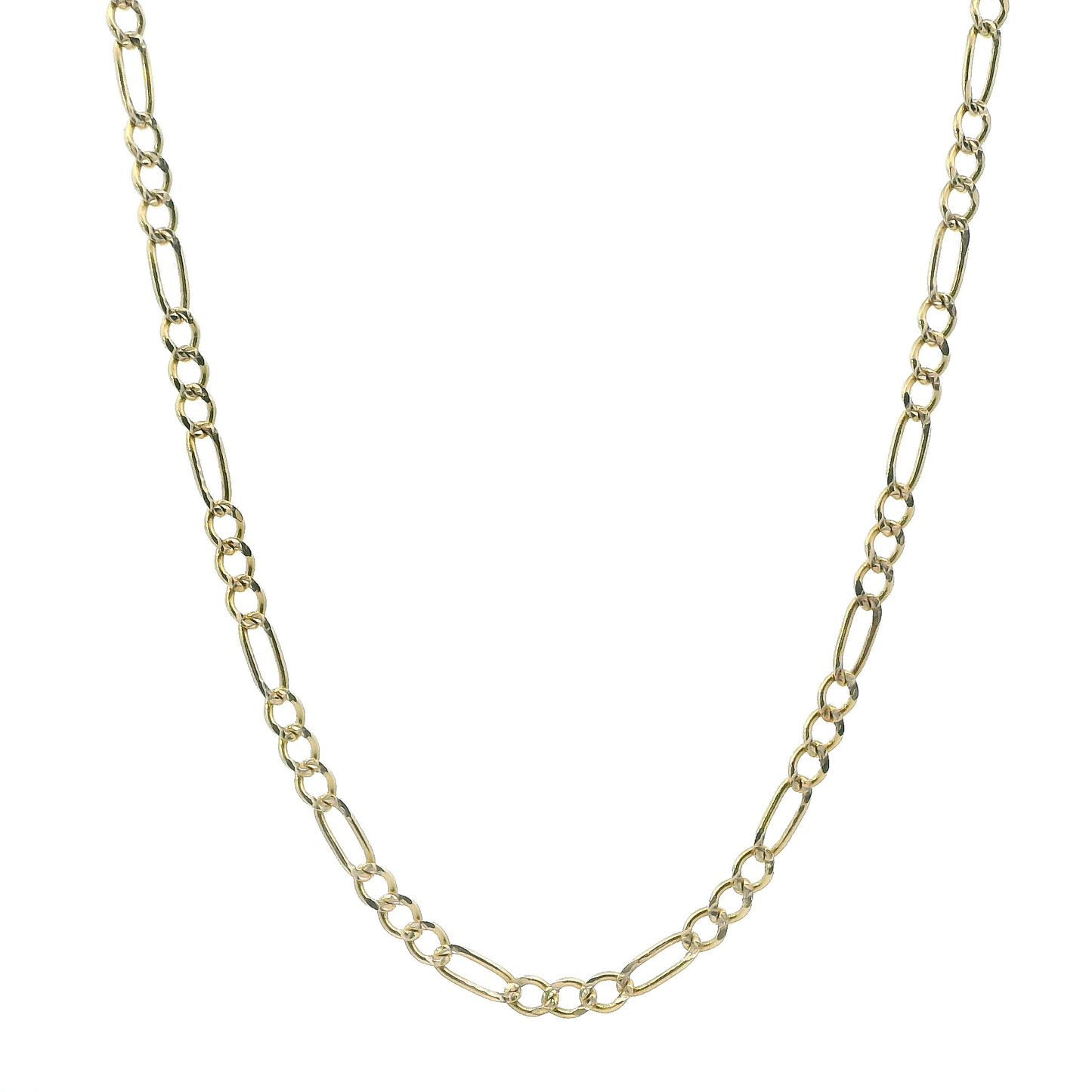 14K Yellow Gold 21" Figaro Chain