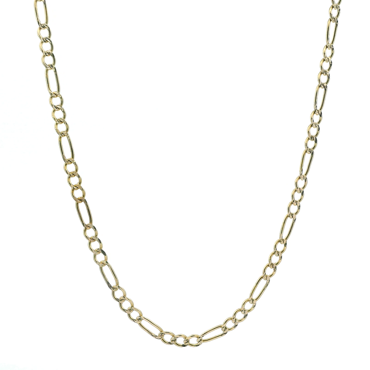 14K Yellow Gold 21" Figaro Chain