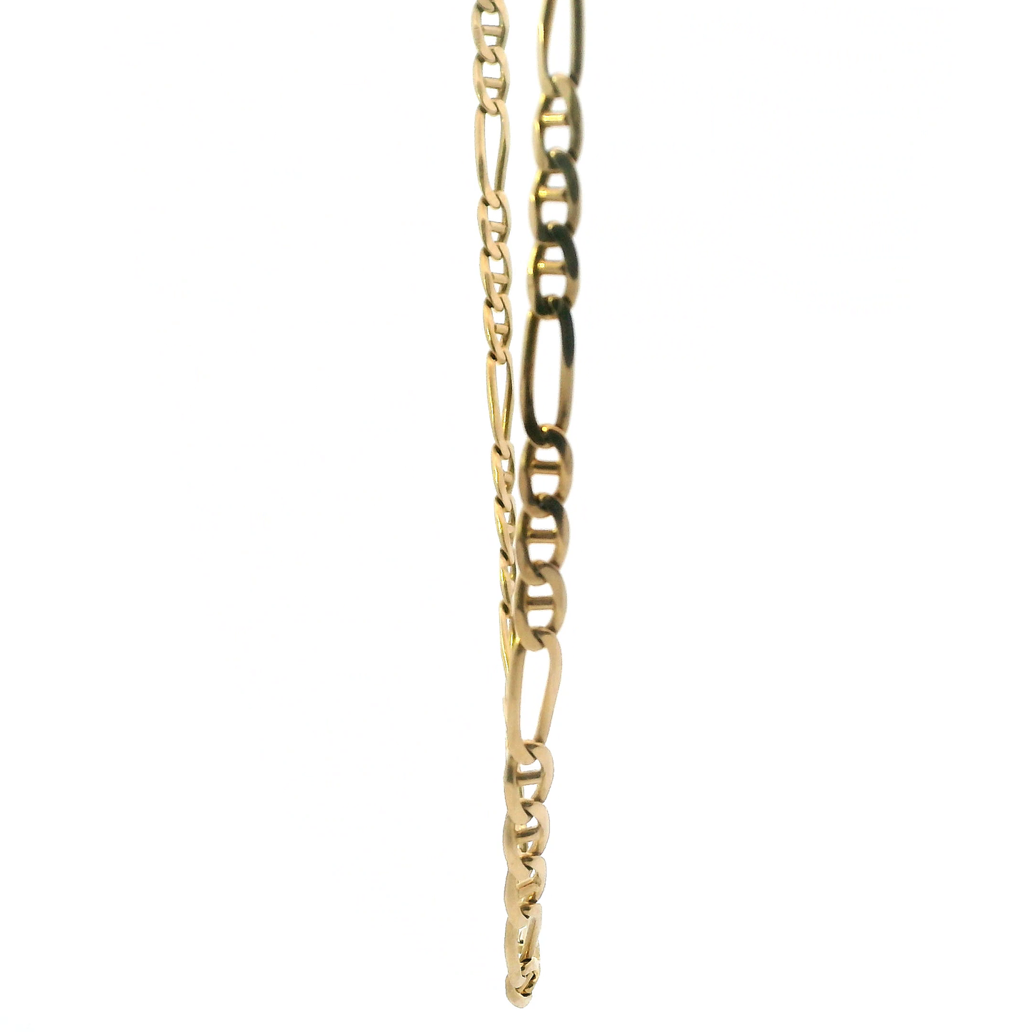 14K Yellow Gold 19" Figaro/Mariner Link Chain