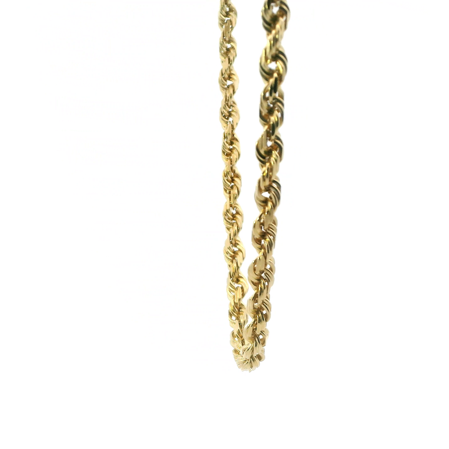 14K Yellow Gold 24.25" Rope Chain