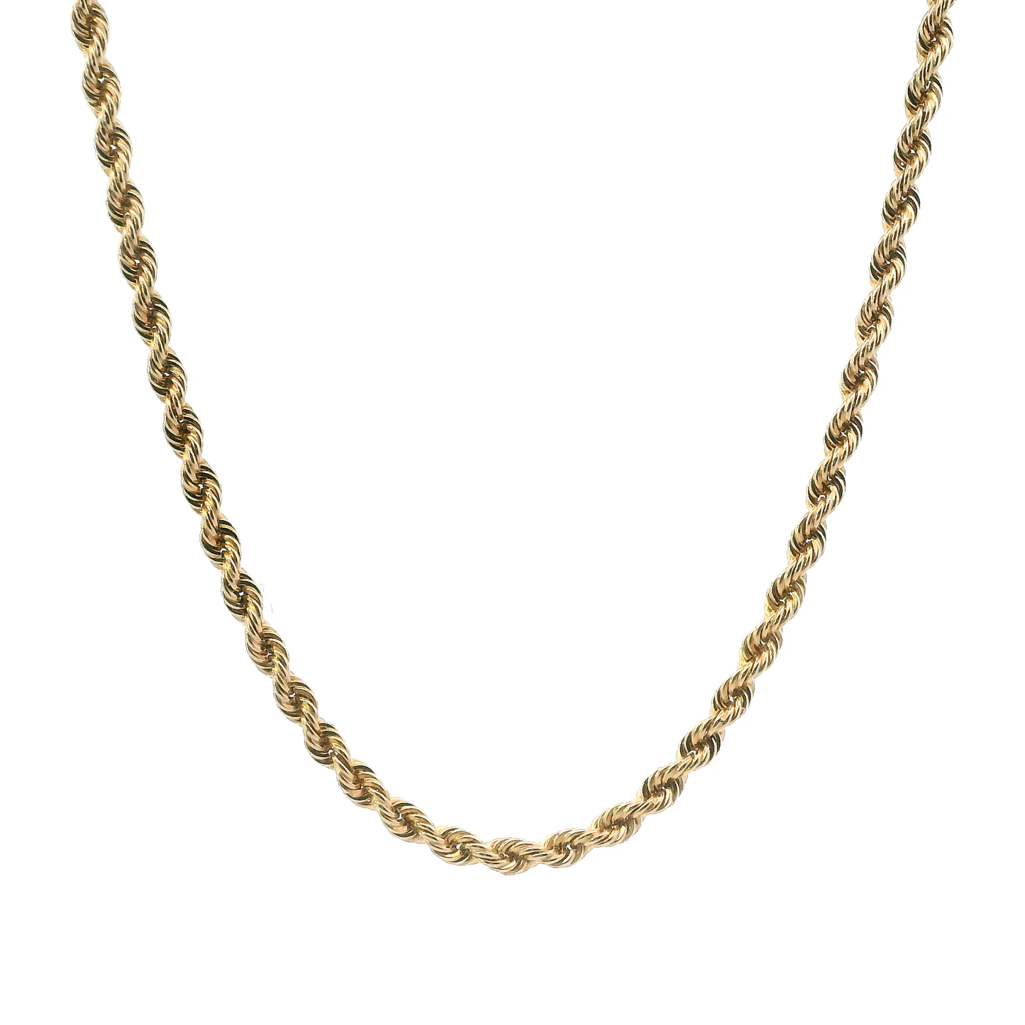 14K Yellow Gold 18.25 Rope Chain