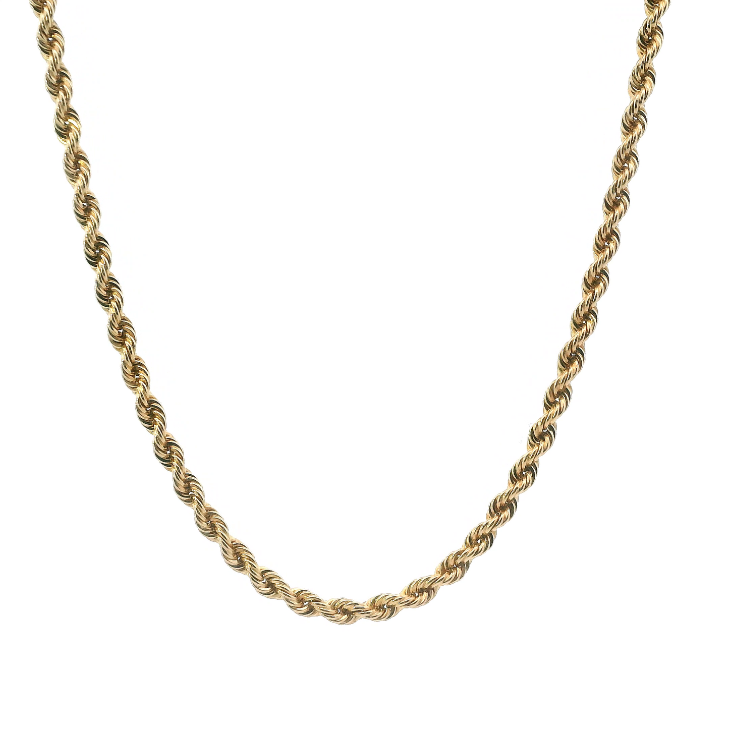 14K Yellow Gold 18.25 Rope Chain