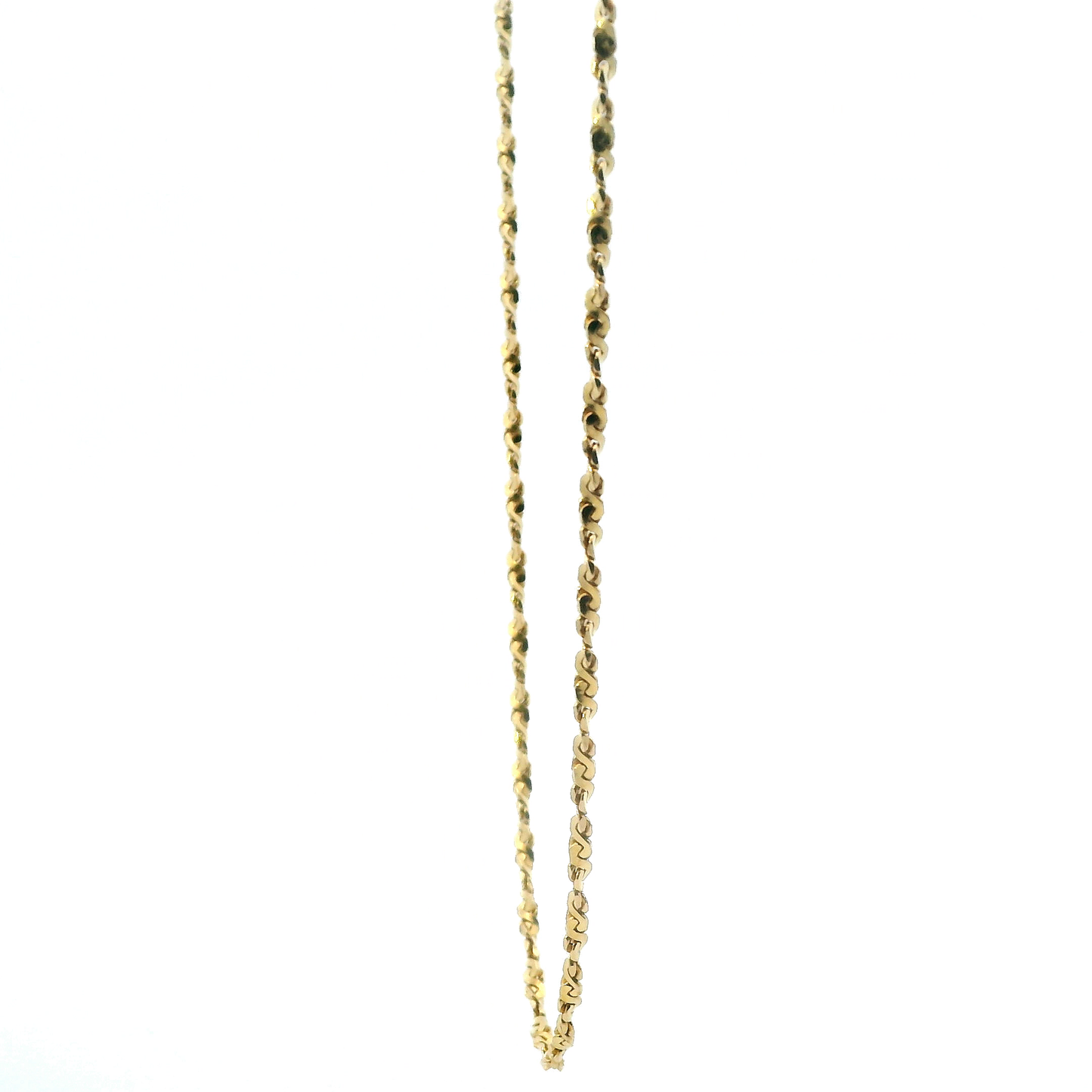 14K Yellow Gold 24" Singapore Chain