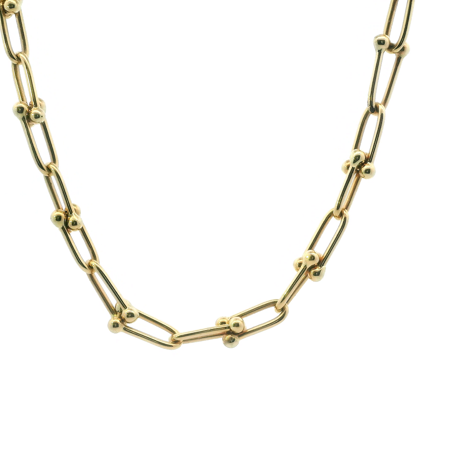 14K Yellow Gold Hardware Link Chain