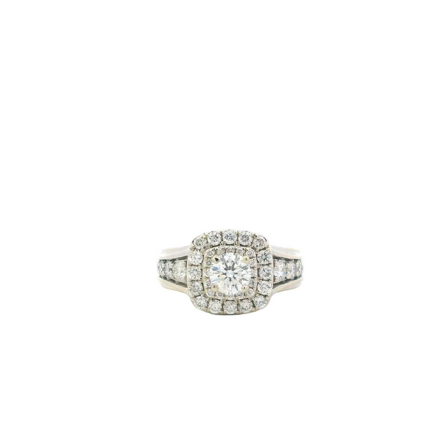 14K White Gold Diamond Women's Ring - 1.49ct