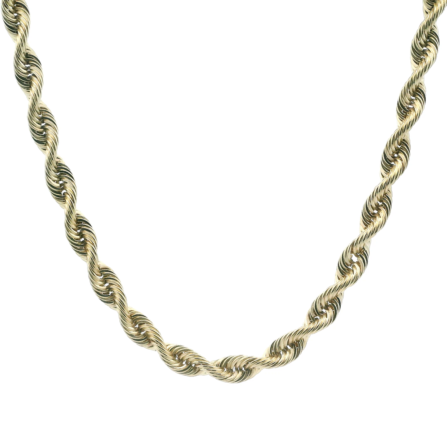 14K Yellow Gold 24.5" Rope Chain