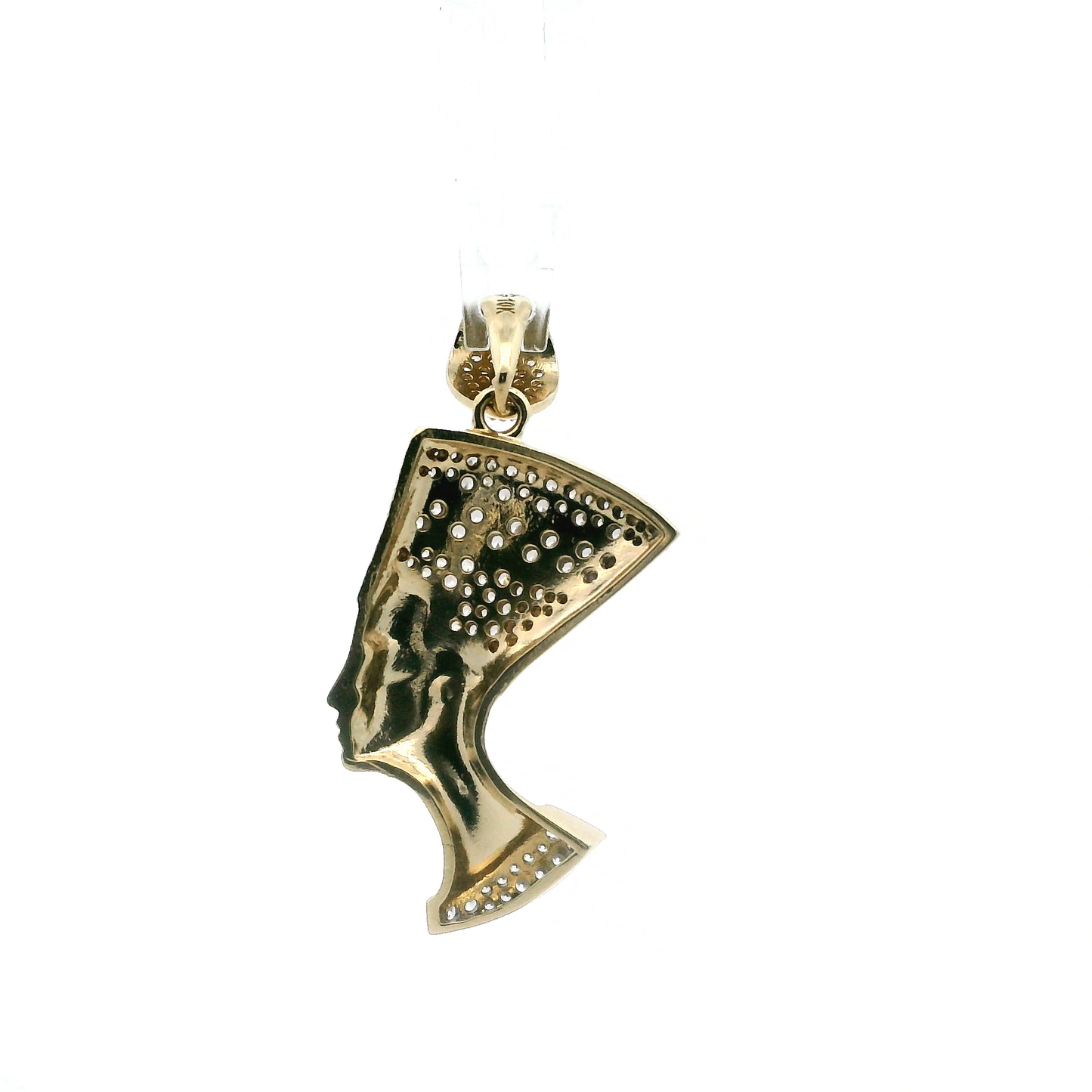 10K Yellow Gold Nefertiti Pendant