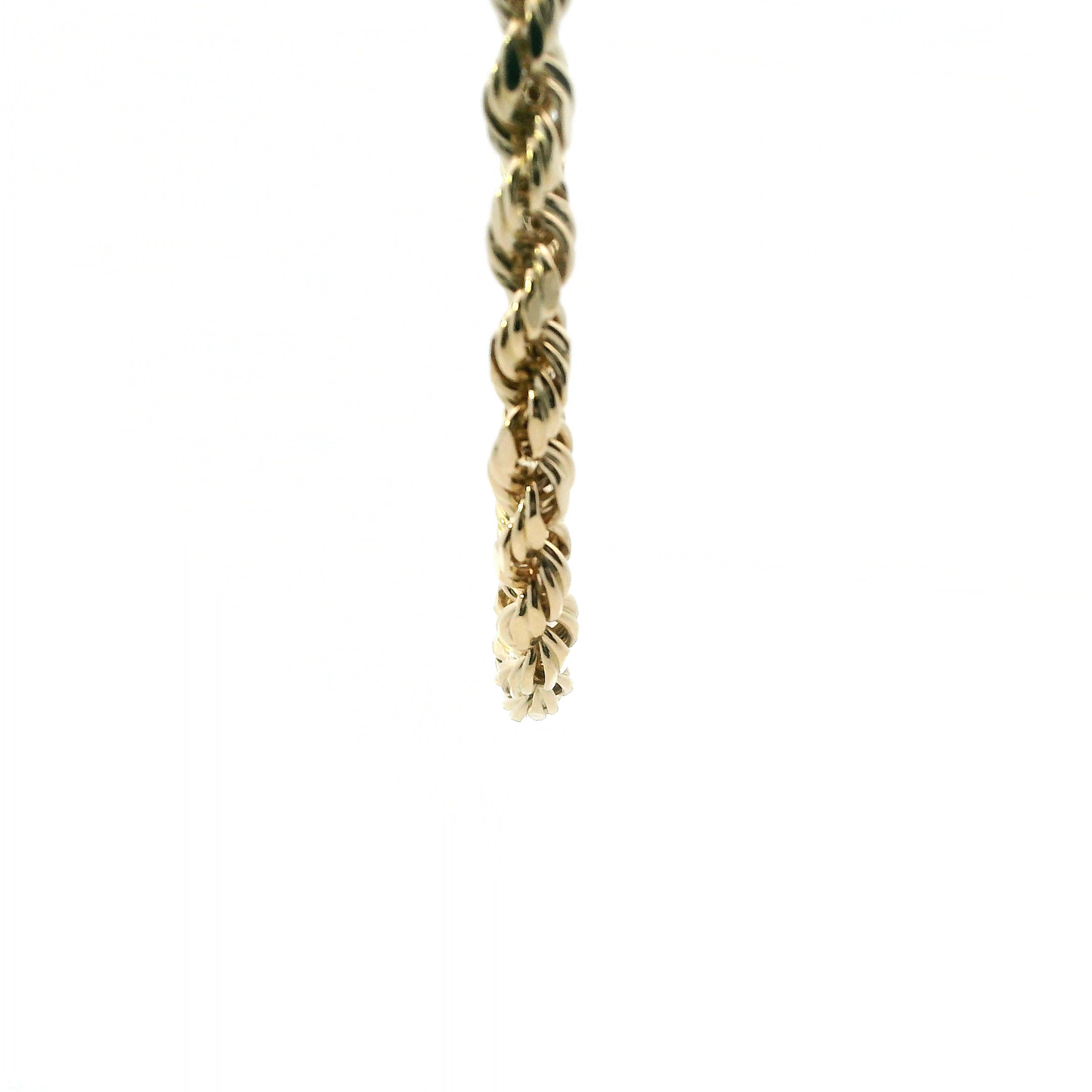 10K Yellow Gold 27" Hollow Rope Chain