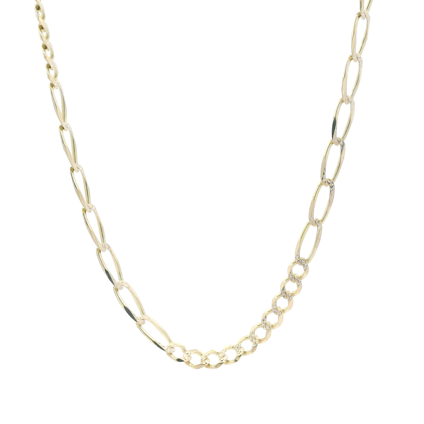 14K Yellow Gold 23" Oval/Round Link Chain