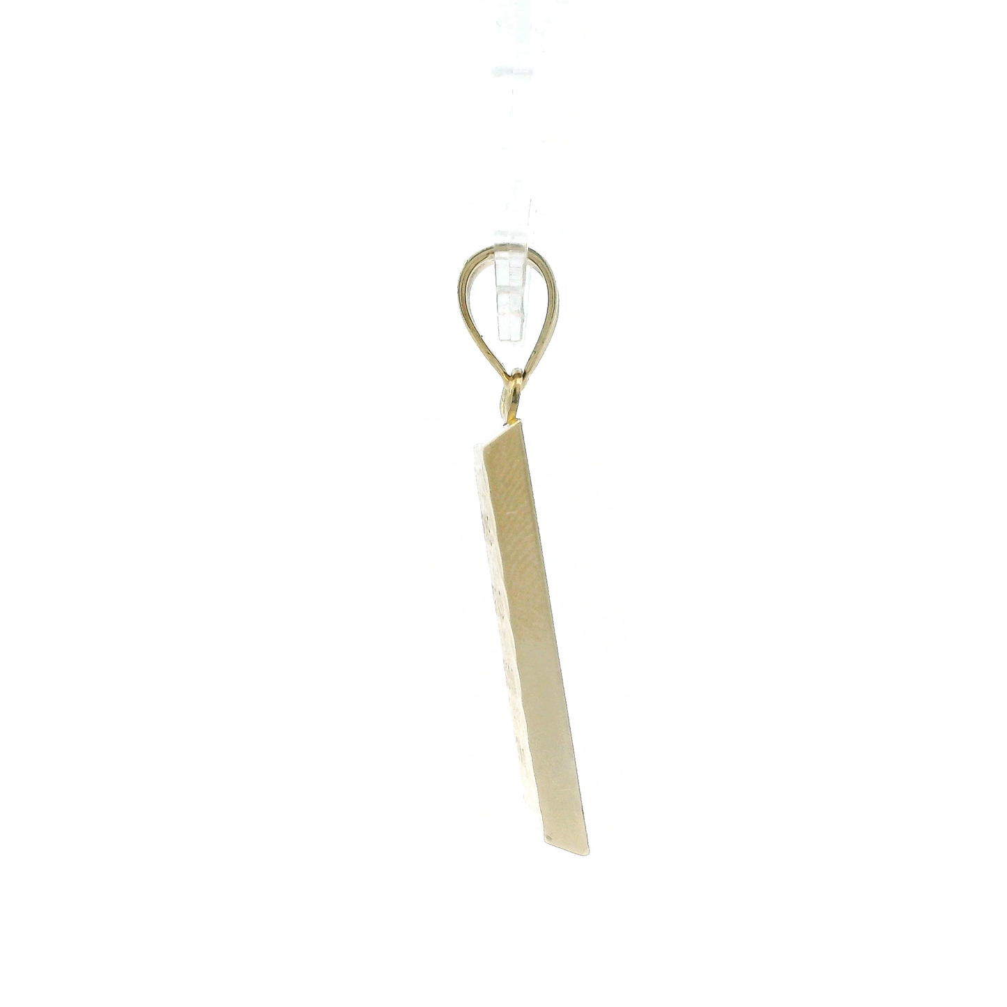 10K Yellow Gold "Fine Gold 999.9 1KG" Bar Pendant
