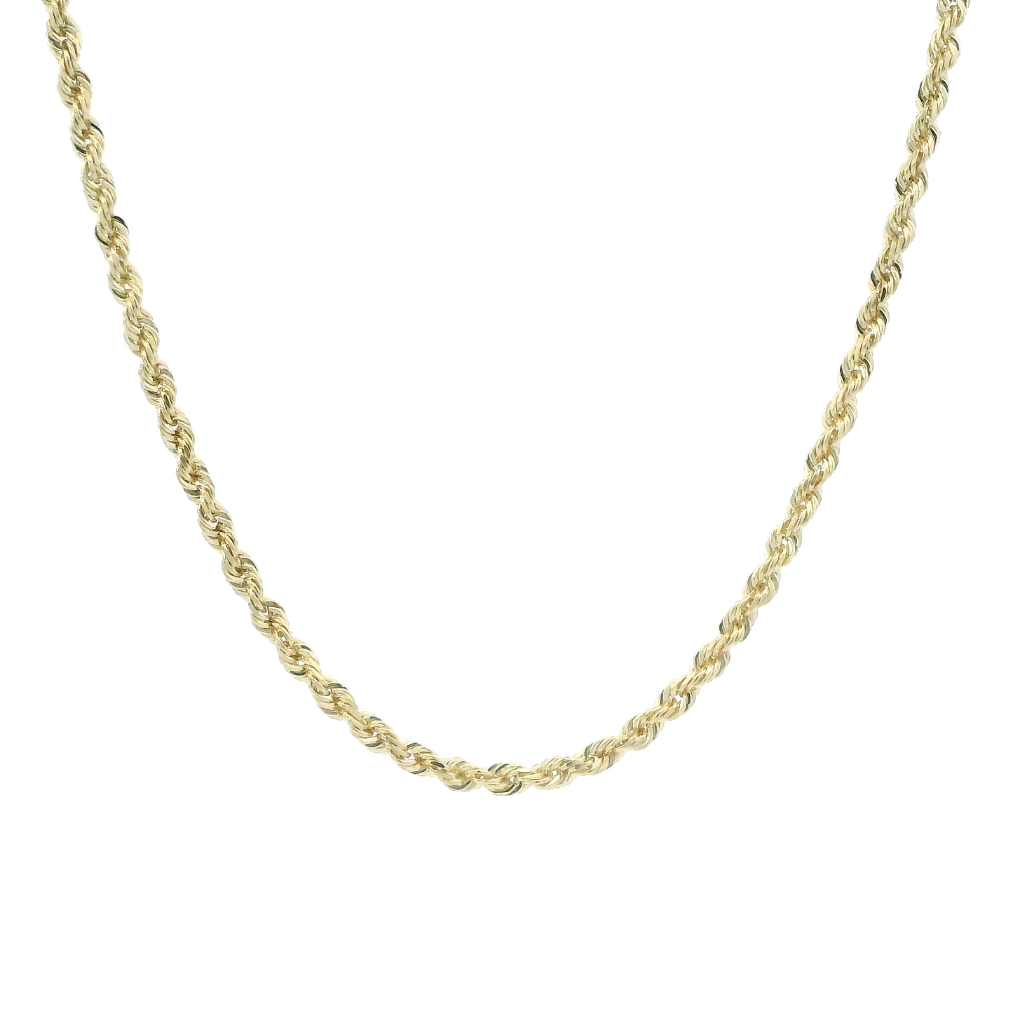 10K Yellow Gold 18" Rope Chain