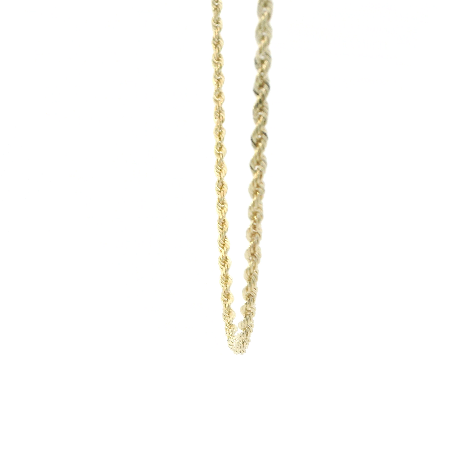 10K Yellow Gold 18" Rope Chain