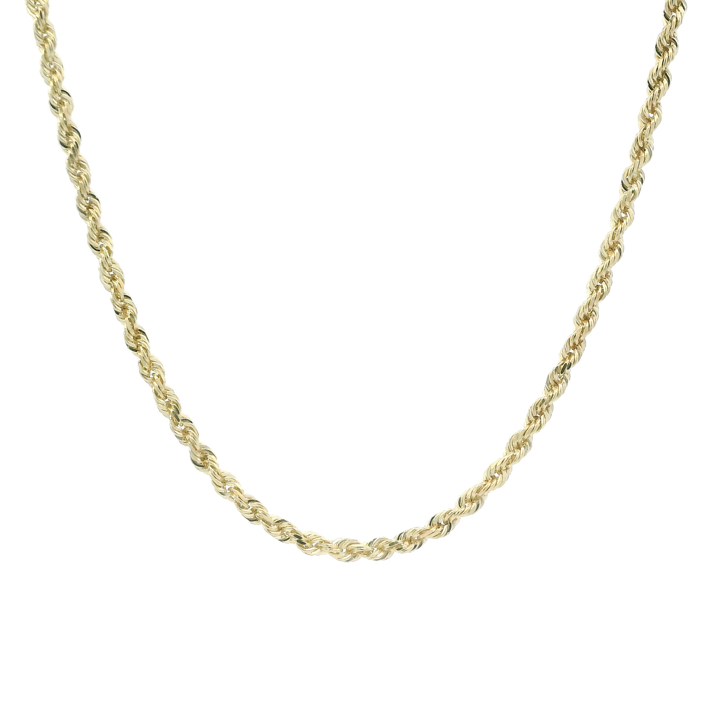 10K Yellow Gold 18" Rope Chain