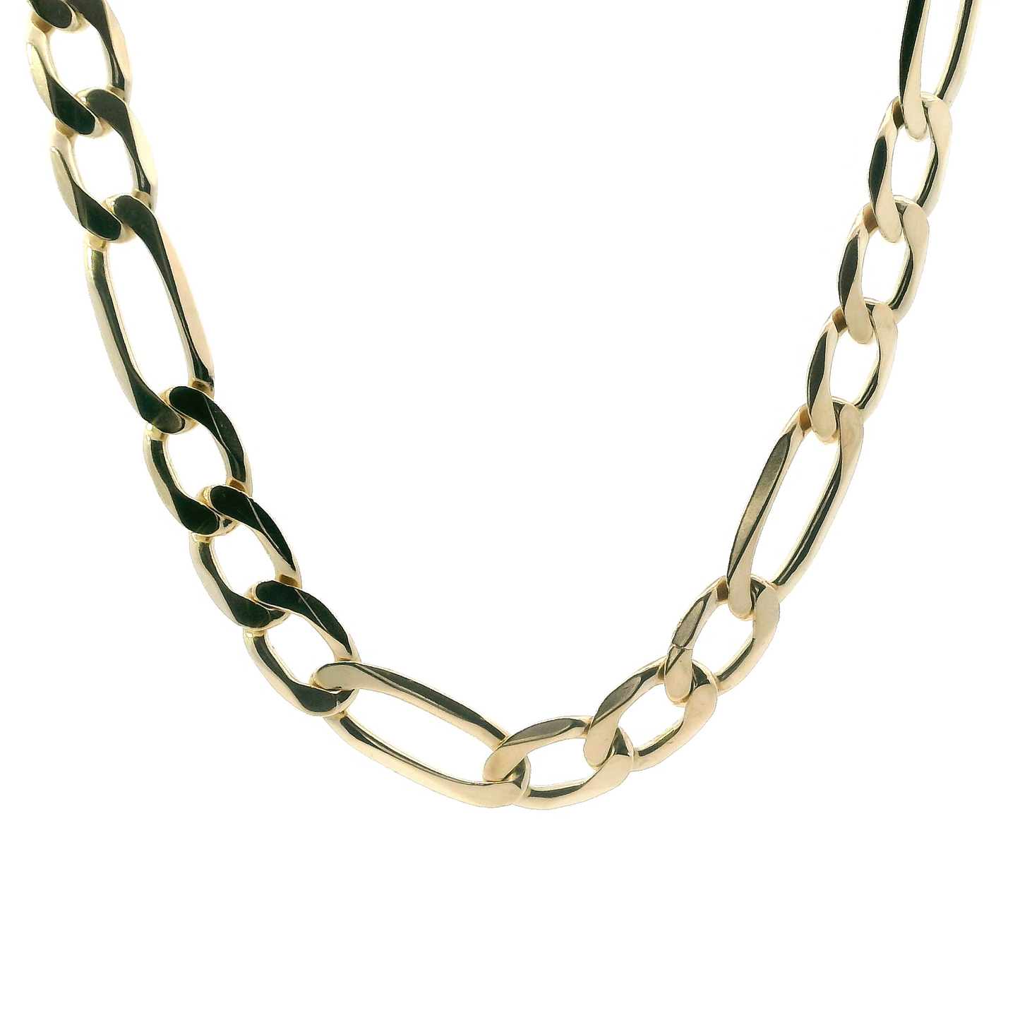 10K Yellow Gold 22" Figaro Chain