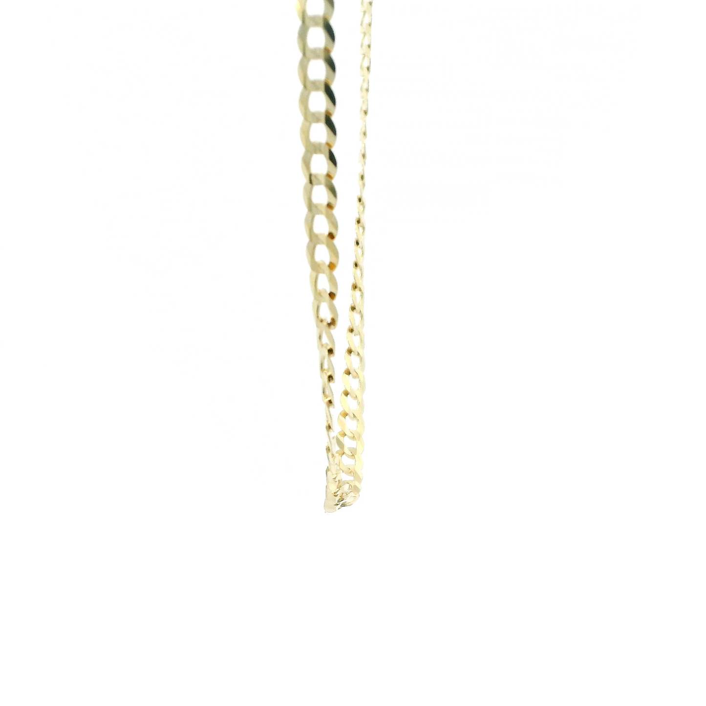 14K Yellow Gold 18" Curb Chain