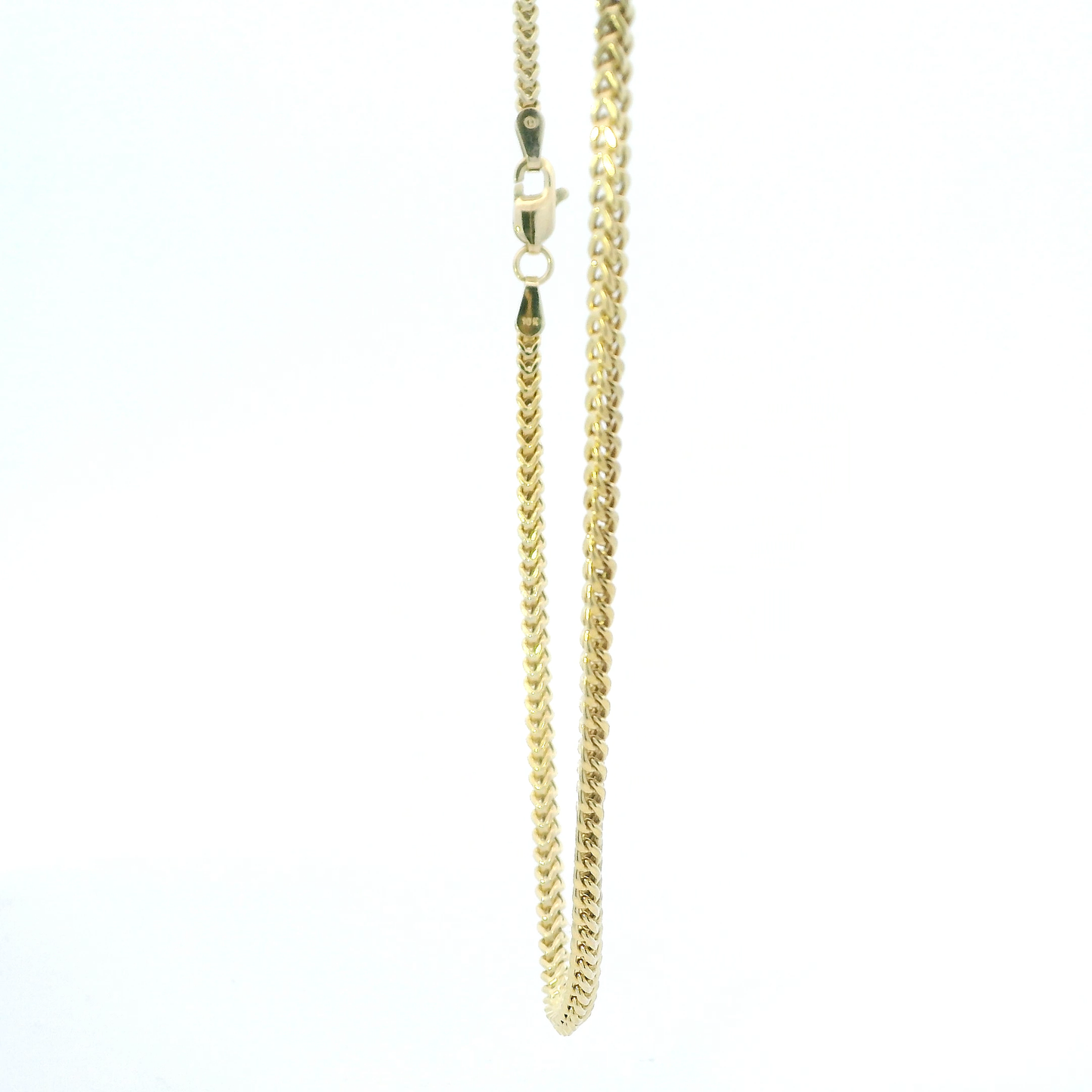 10K Yellow Gold 18" Franco Chain