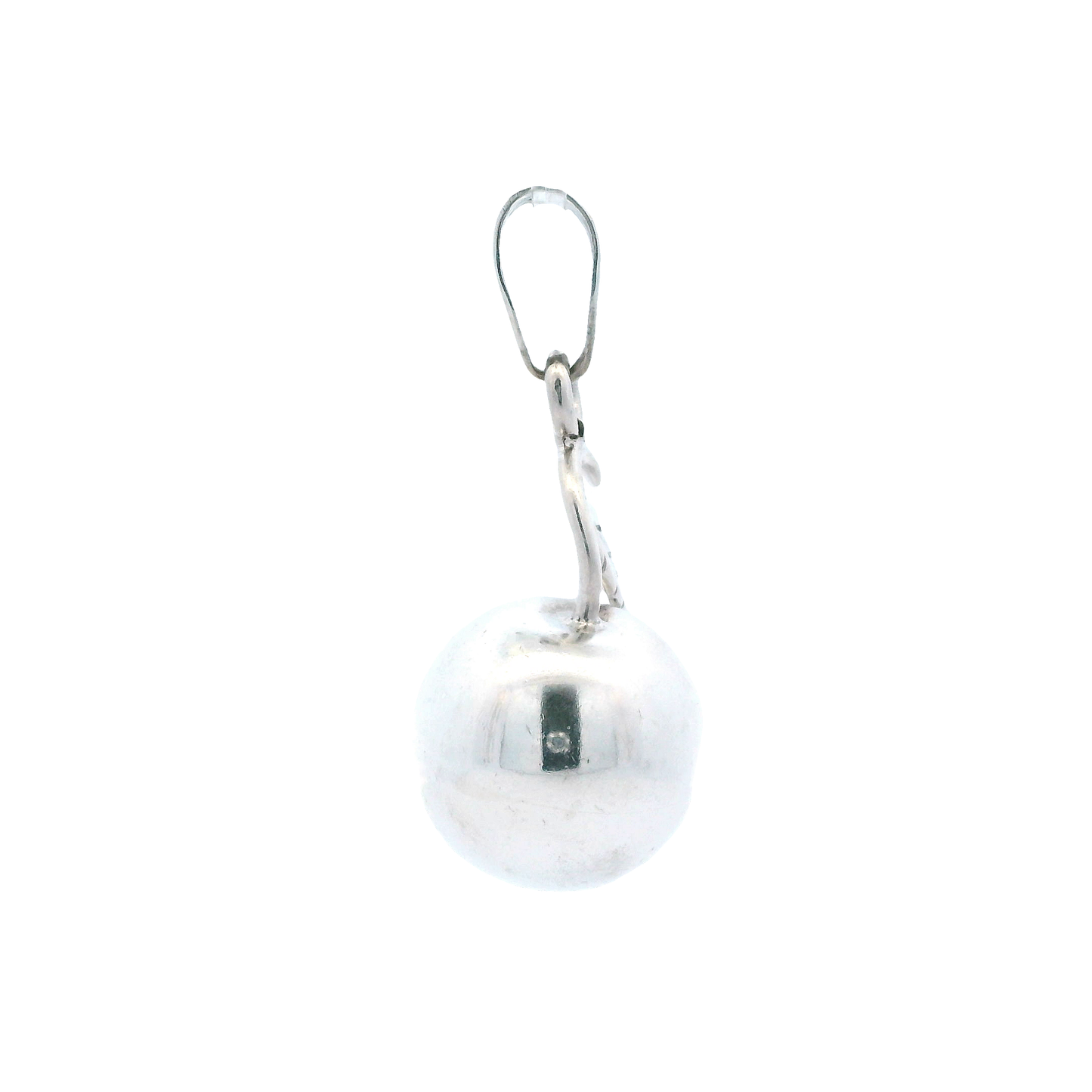 Silver Apple Pendant