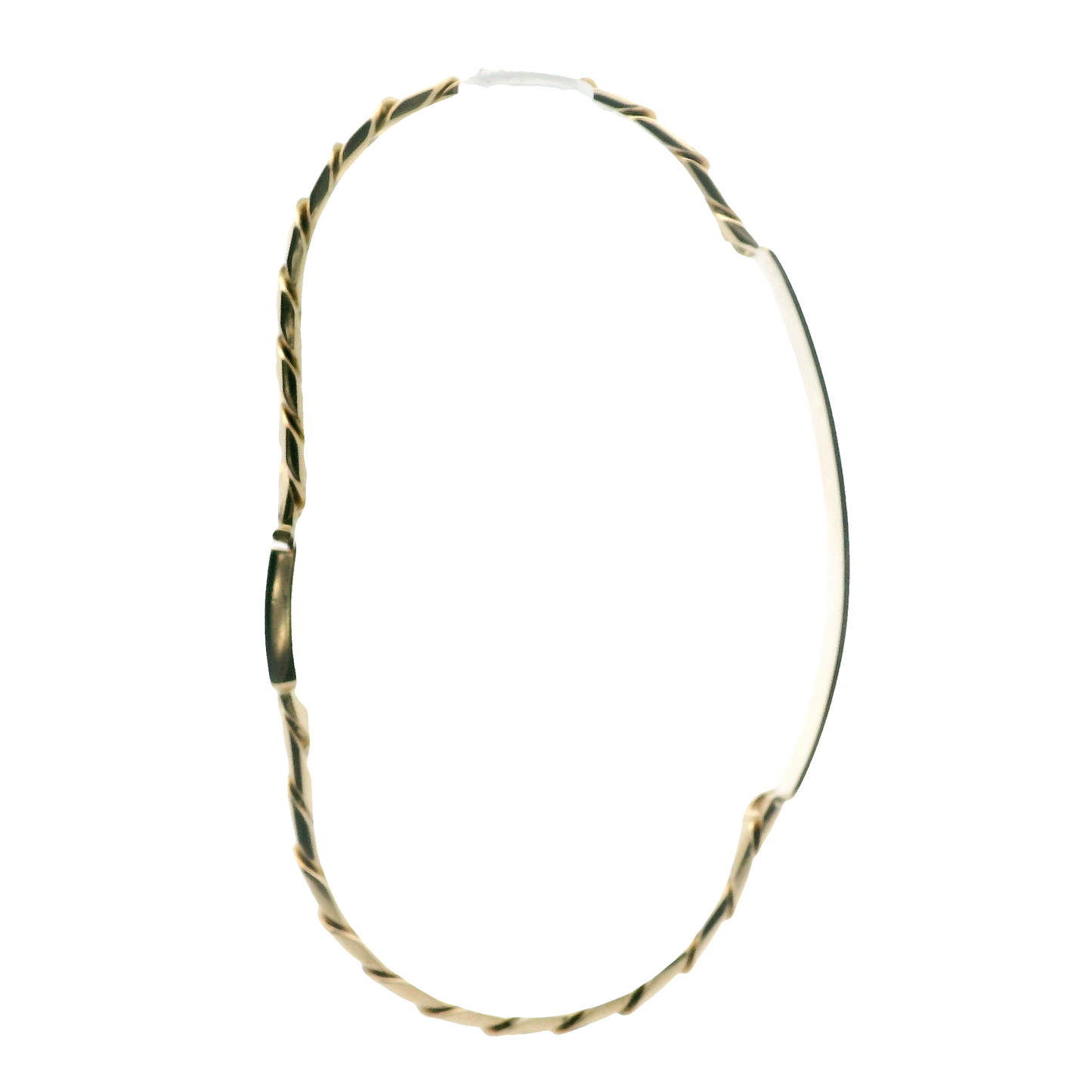 14K Yellow Gold 8" Cuban ID Bracelet